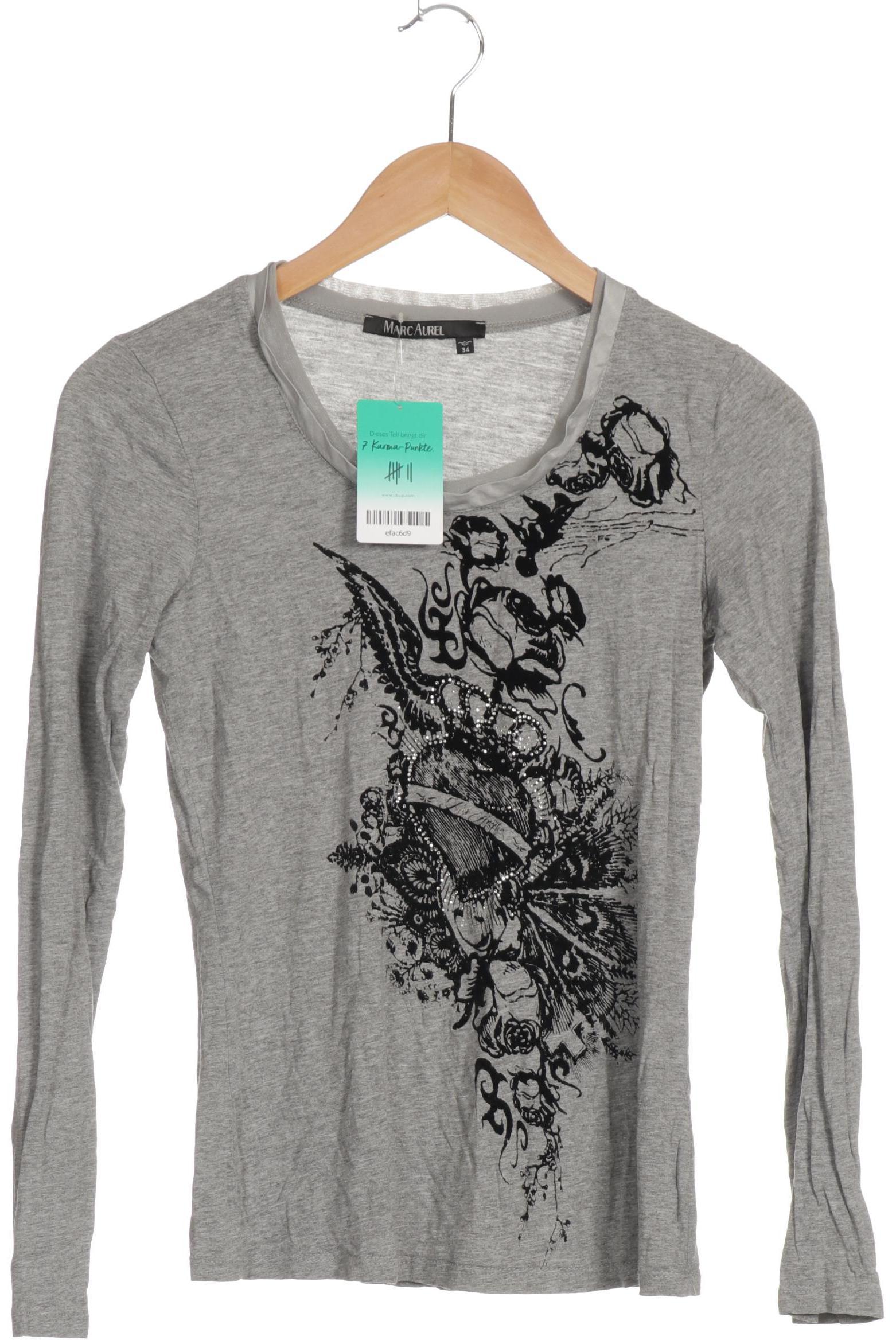 

Marc Aurel Damen Langarmshirt, grau, Gr. 34