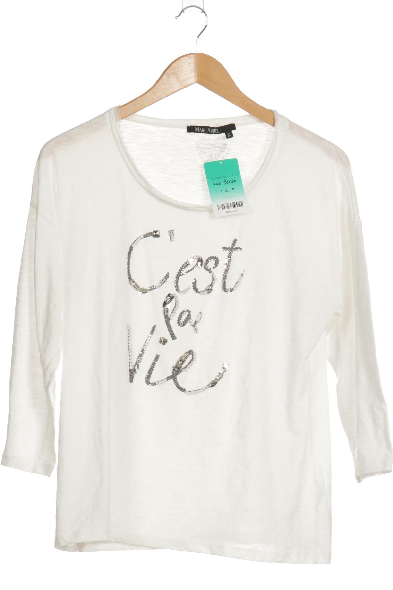 

Marc Aurel Damen Langarmshirt, weiß, Gr. 40