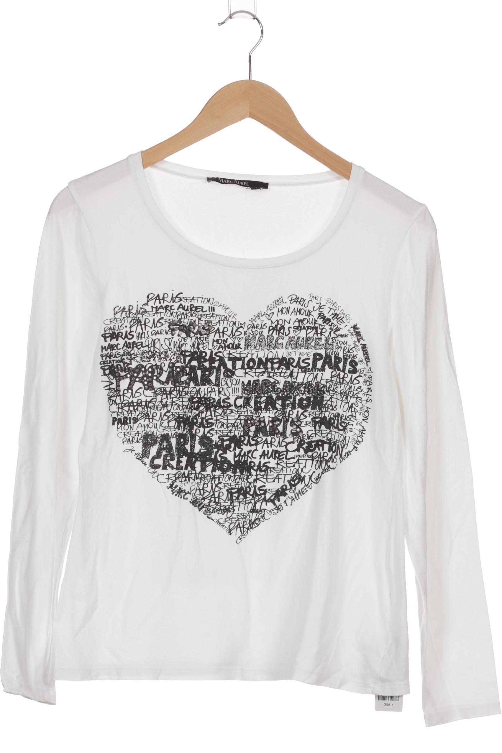 

Marc Aurel Damen Langarmshirt, weiß, Gr. 40
