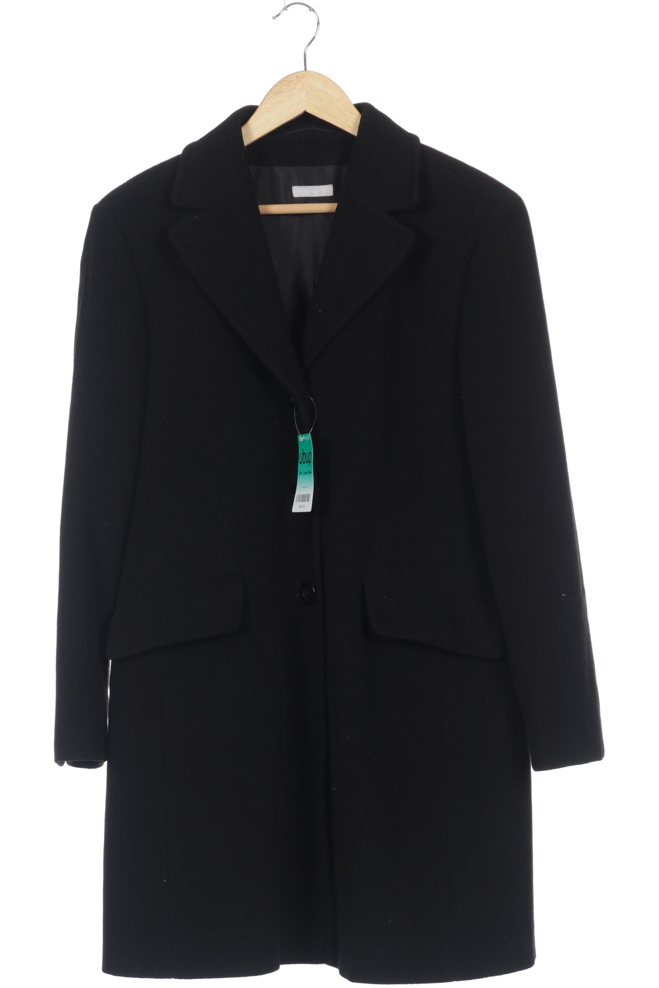 

Marco Pecci Damen Mantel, schwarz, Gr. 44