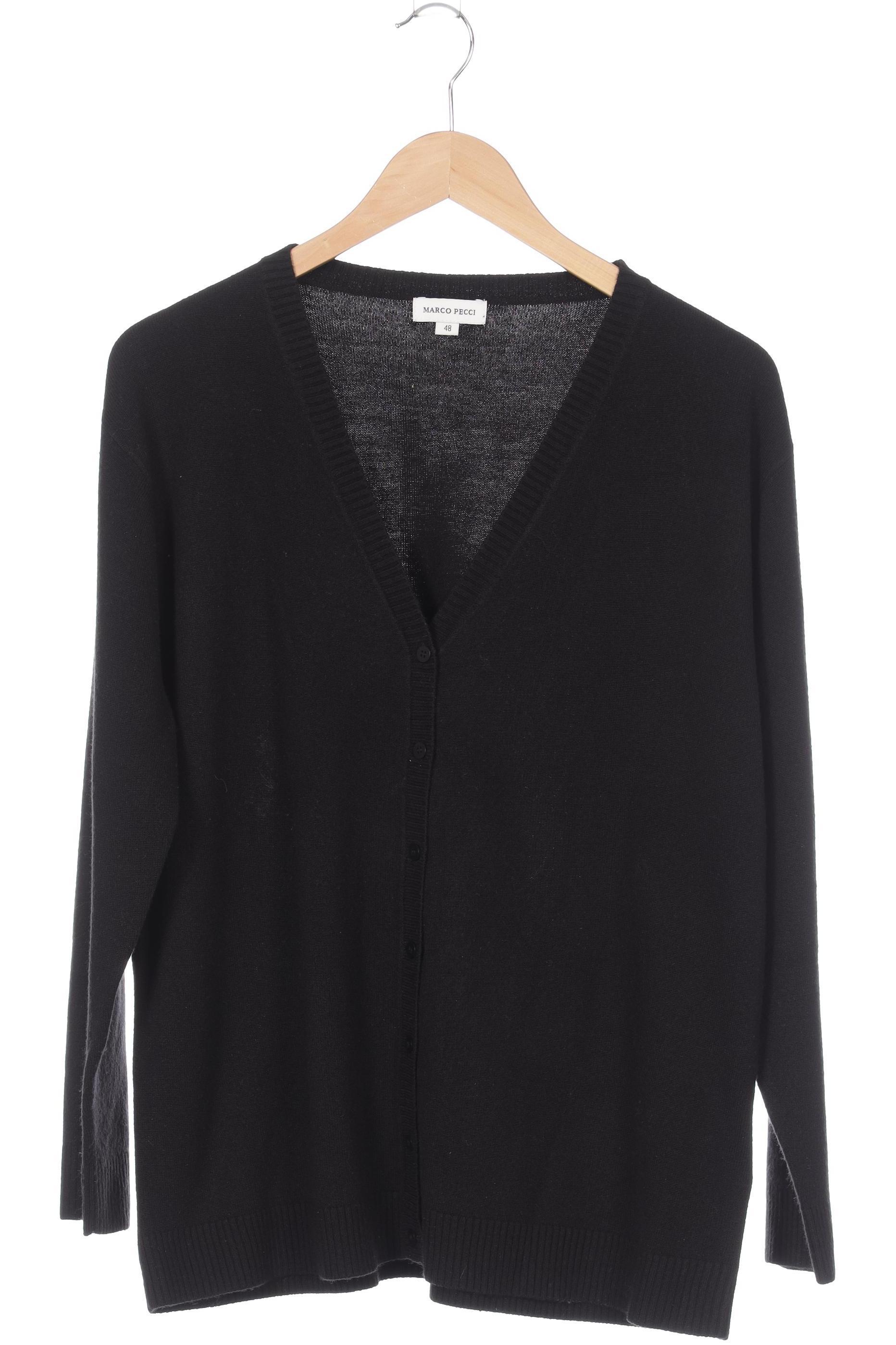 

Marco Pecci Damen Strickjacke, schwarz, Gr. 48