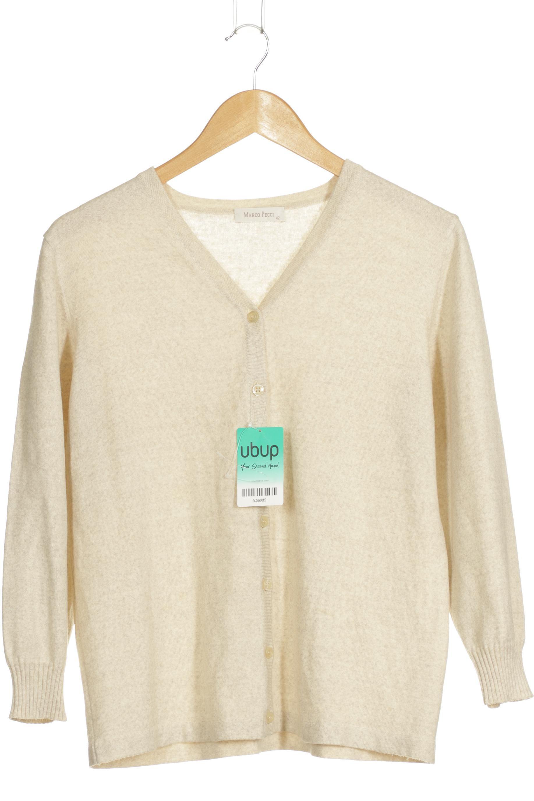 

Marco Pecci Damen Strickjacke, beige, Gr. 42