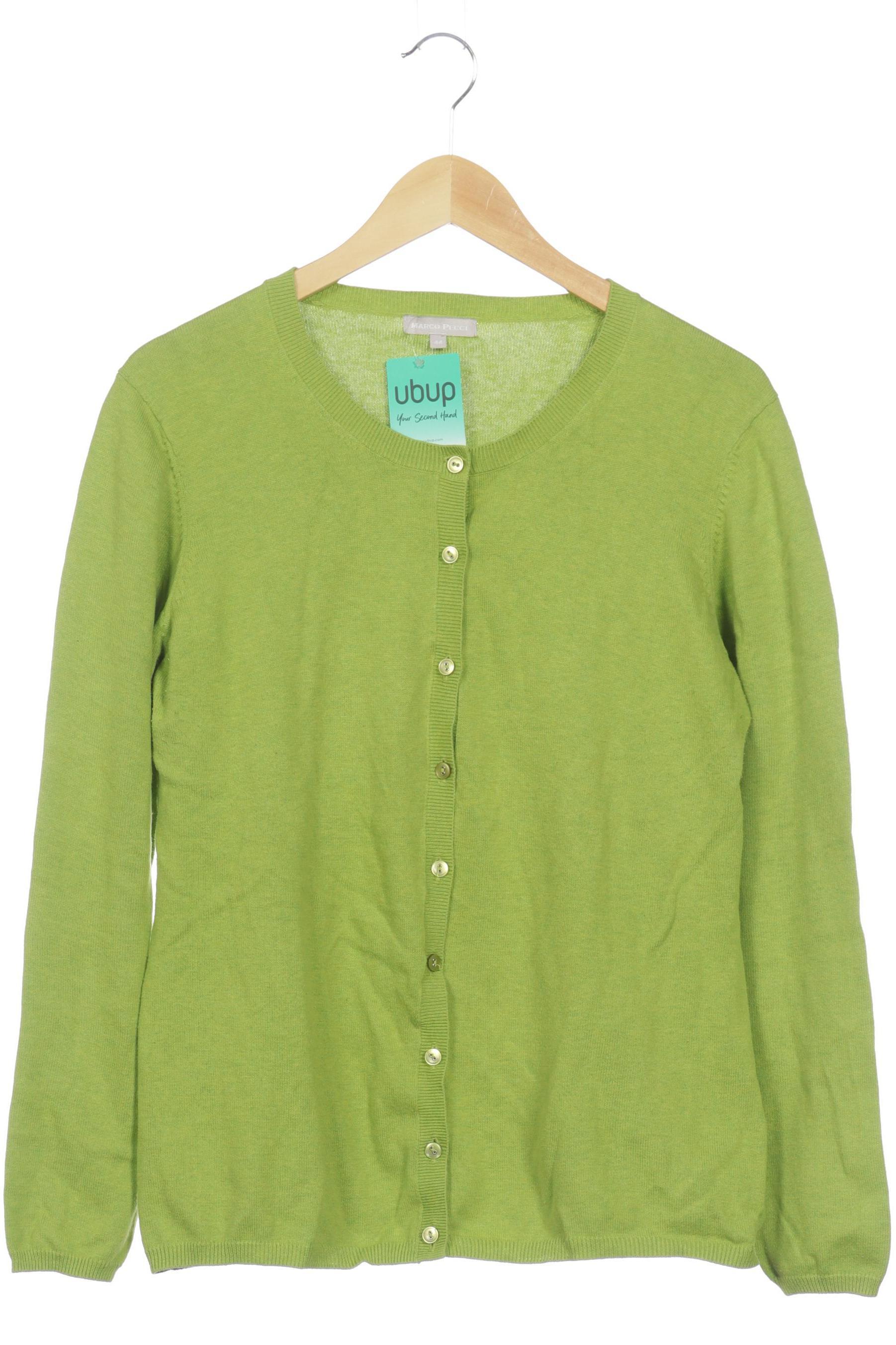 

Marco Pecci Damen Strickjacke, grün, Gr. 44