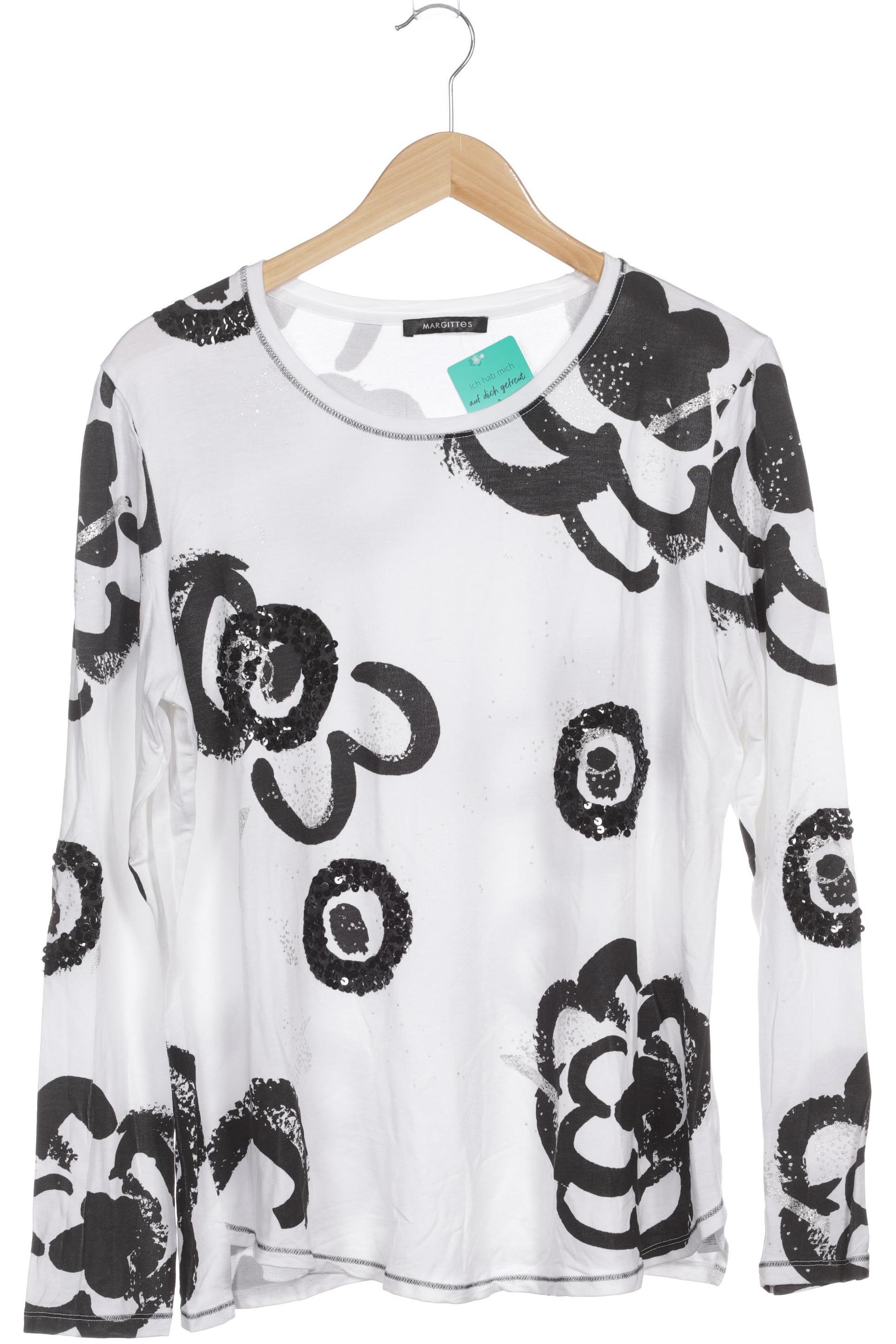 

Margittes Damen Langarmshirt, weiß, Gr. 42