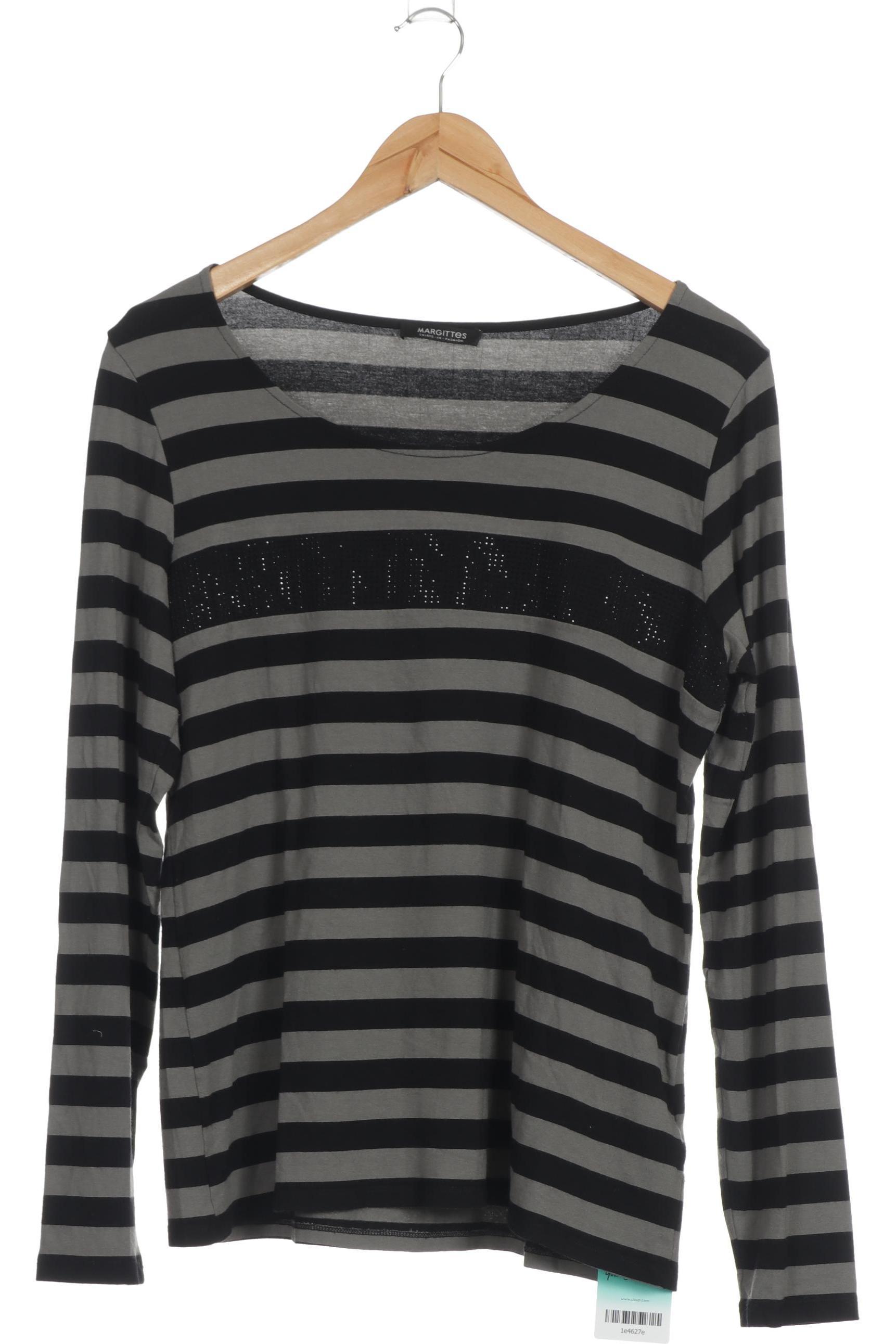 

Margittes Damen Langarmshirt, grau, Gr. 40