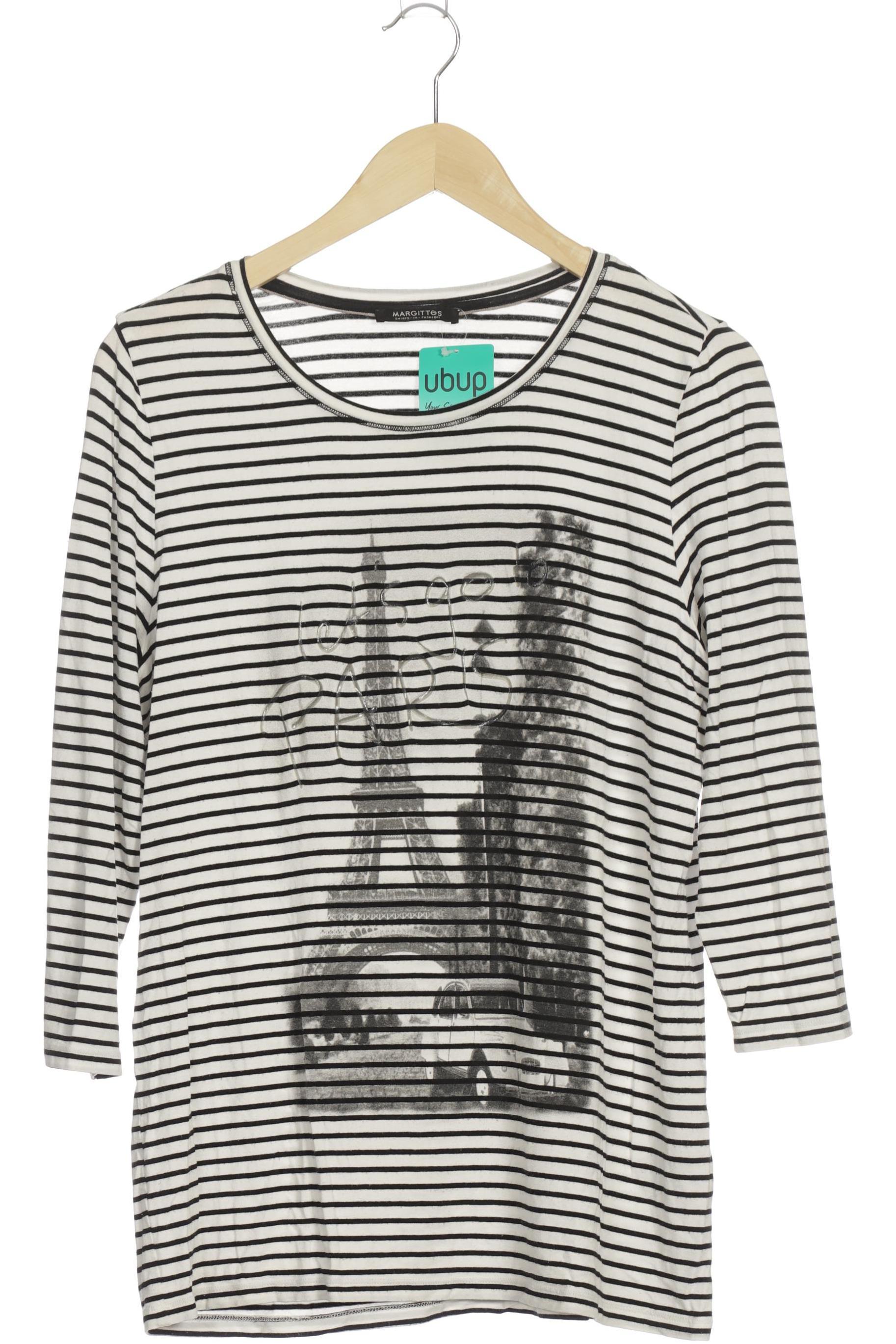 

Margittes Damen Langarmshirt, weiß, Gr. 42