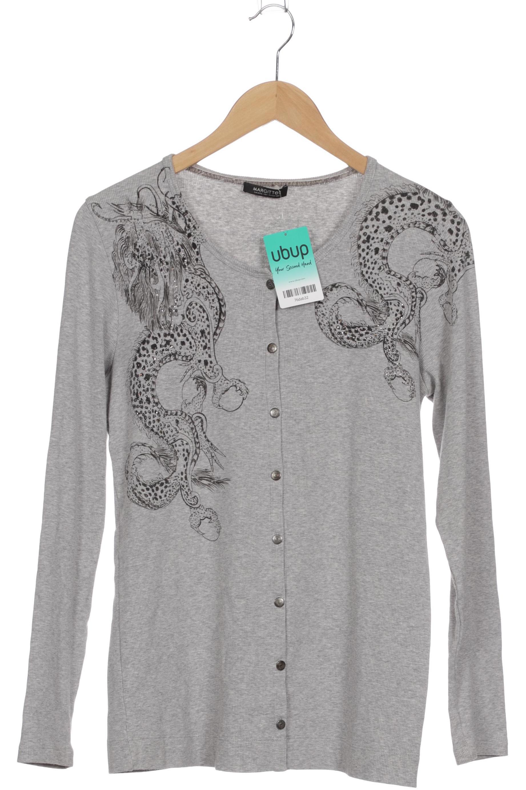 

Margittes Damen Langarmshirt, grau, Gr.