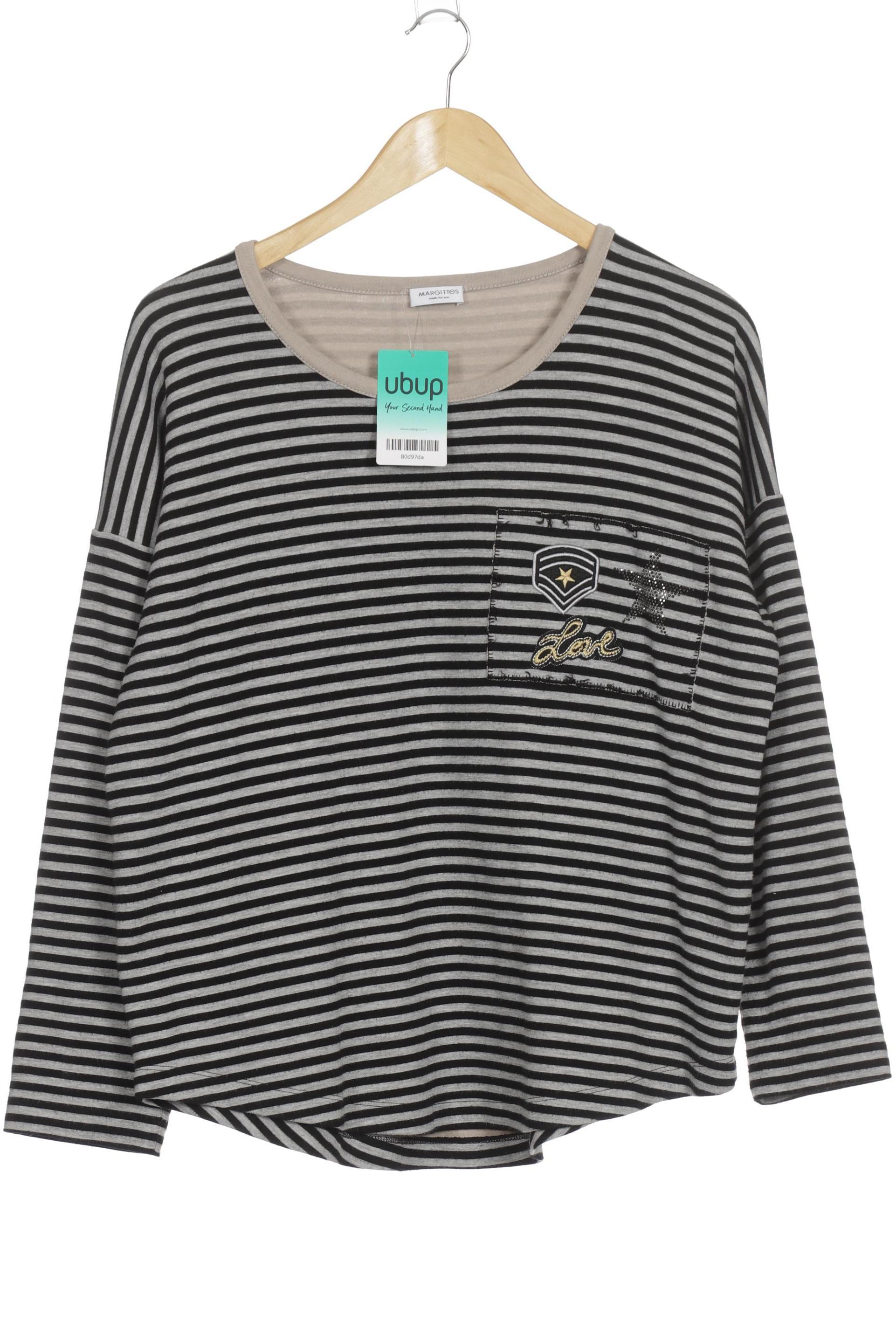 

Margittes Damen Langarmshirt, grau, Gr. 38