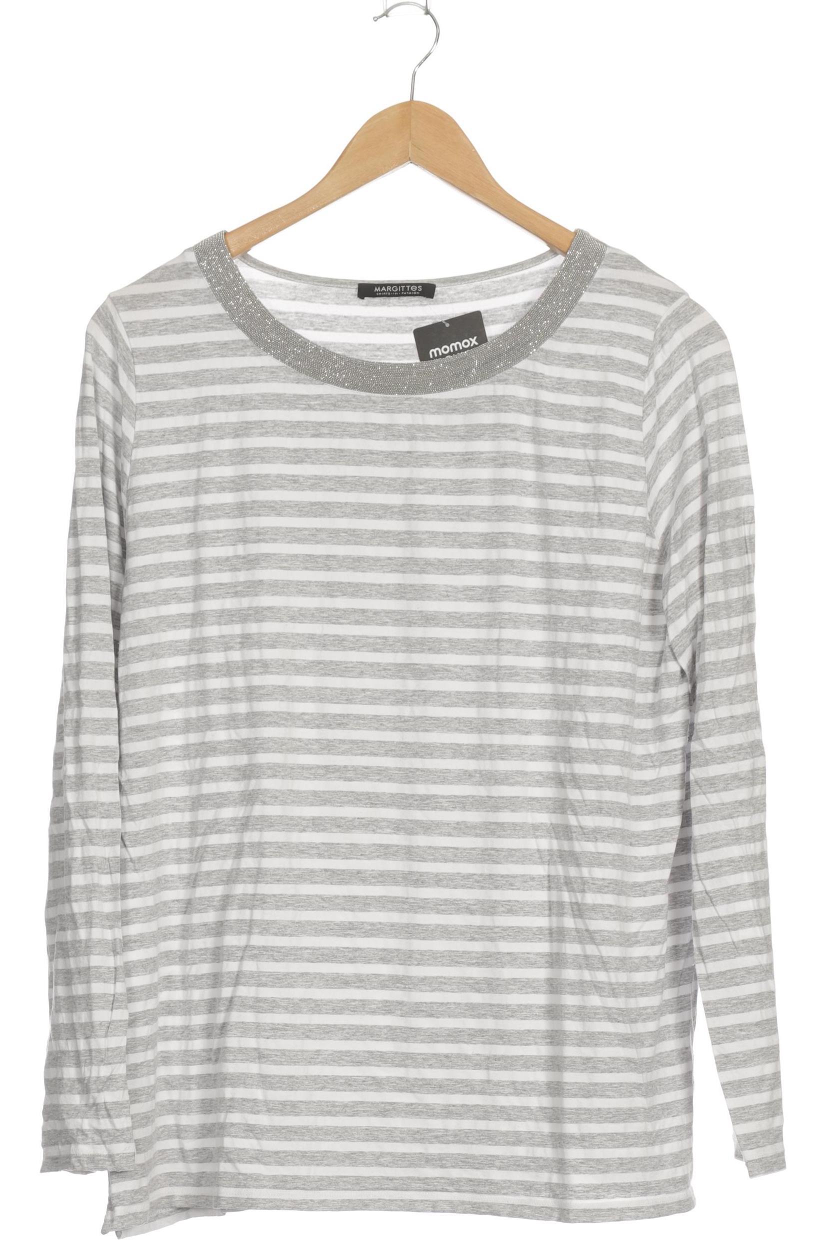 

Margittes Damen Langarmshirt, grau, Gr. 42
