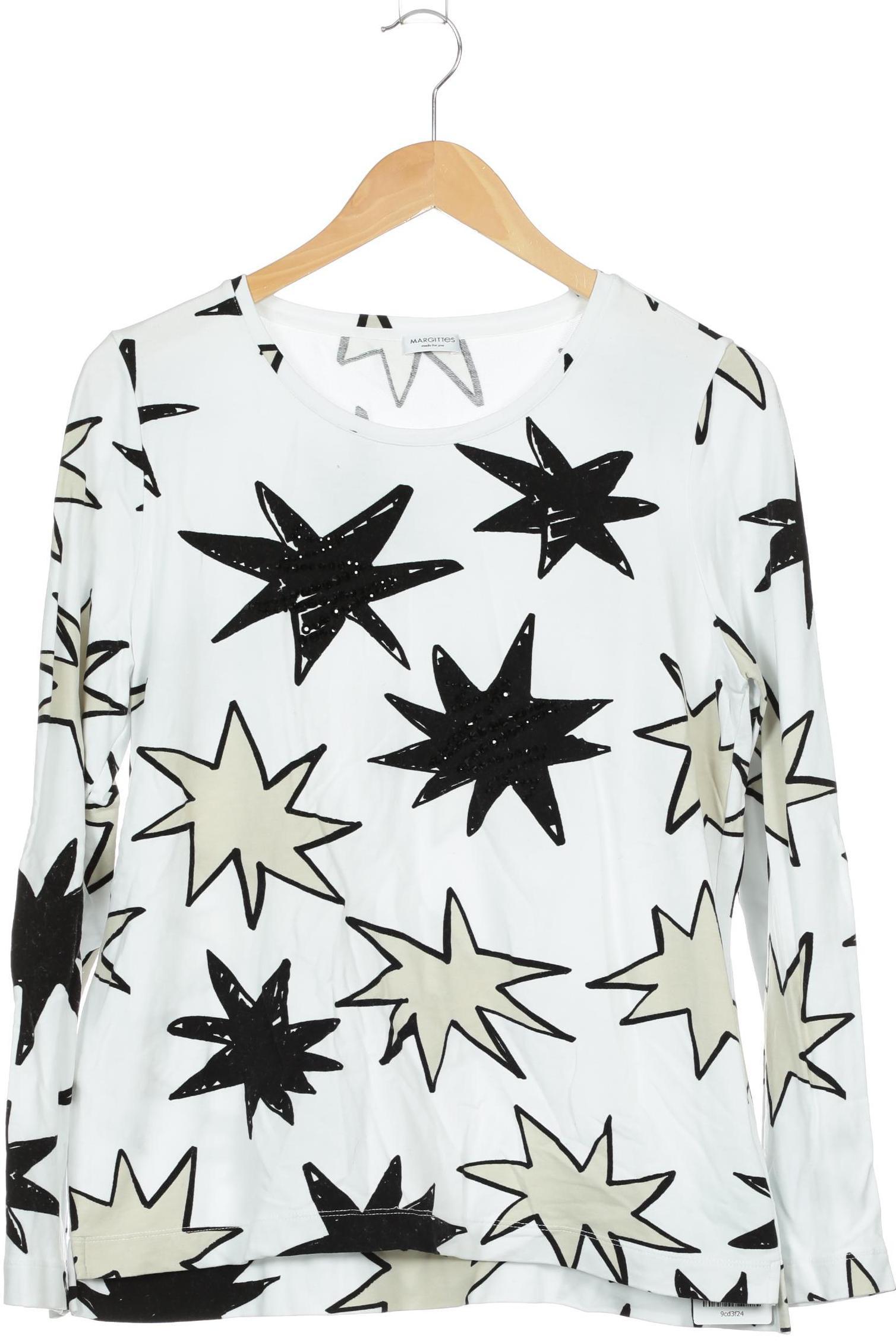 

Margittes Damen Langarmshirt, weiß, Gr. 40