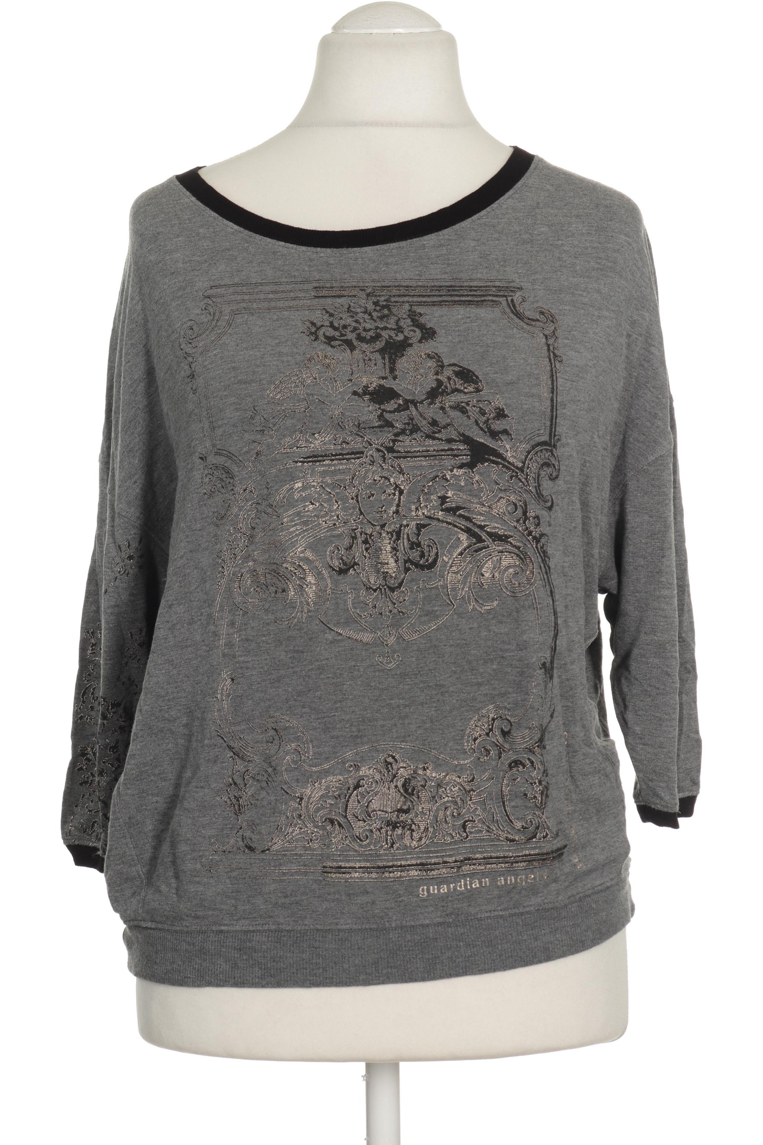 

Margittes Damen Langarmshirt, grau, Gr. 38