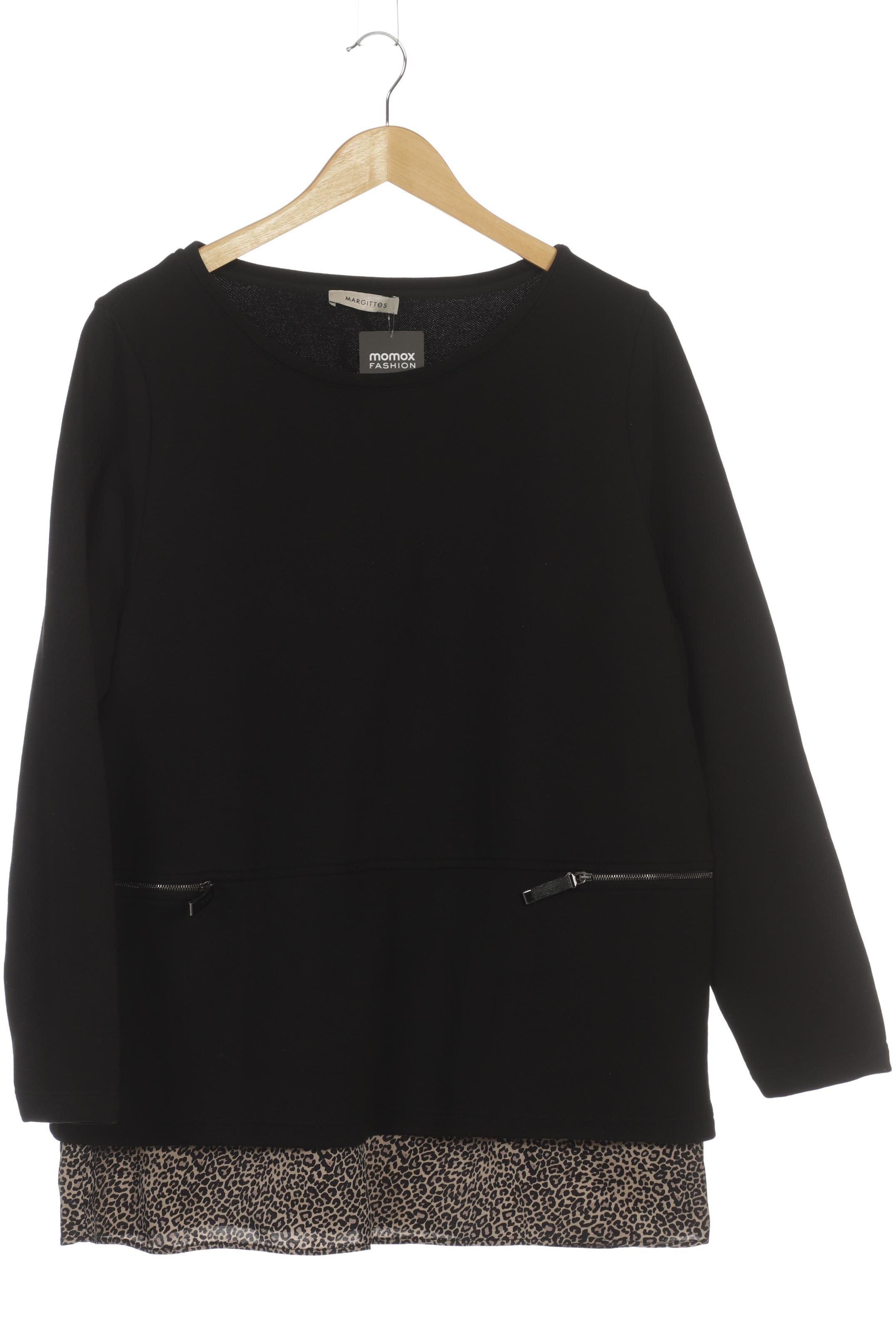

Margittes Damen Sweatshirt, schwarz, Gr. 46