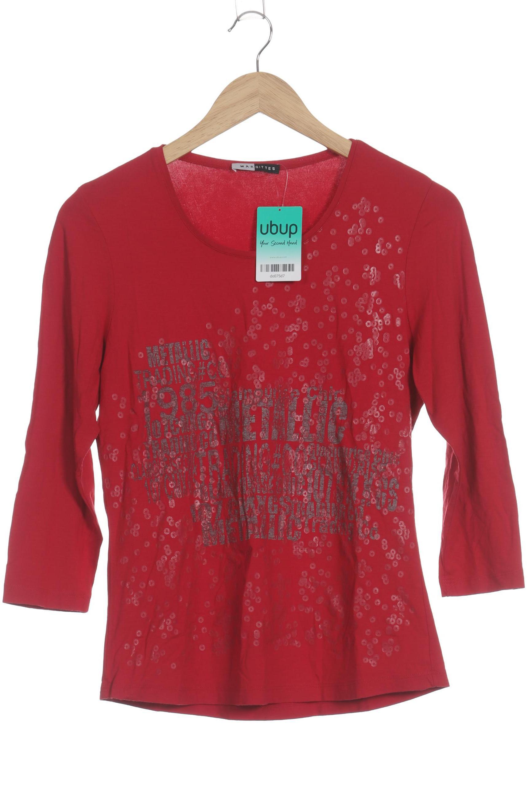 

Margittes Damen Langarmshirt, rot, Gr. 38