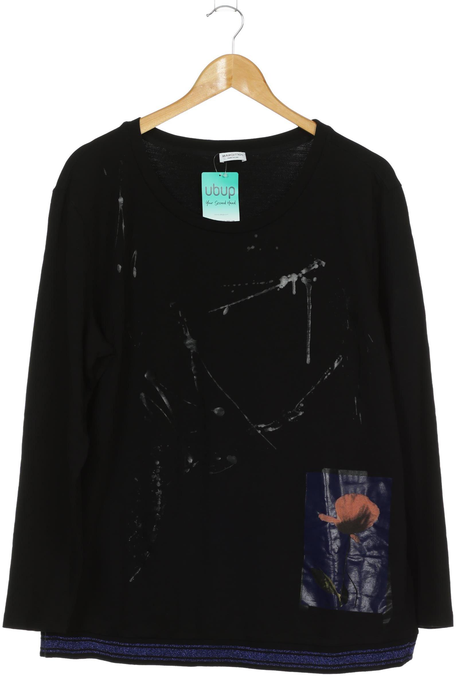 

Margittes Damen Pullover, schwarz, Gr. 46