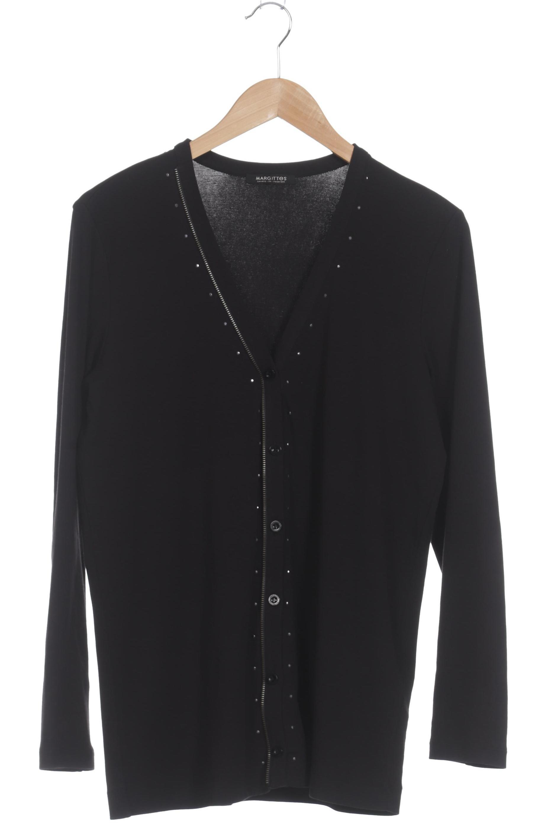 

Margittes Damen Strickjacke, schwarz, Gr. 42