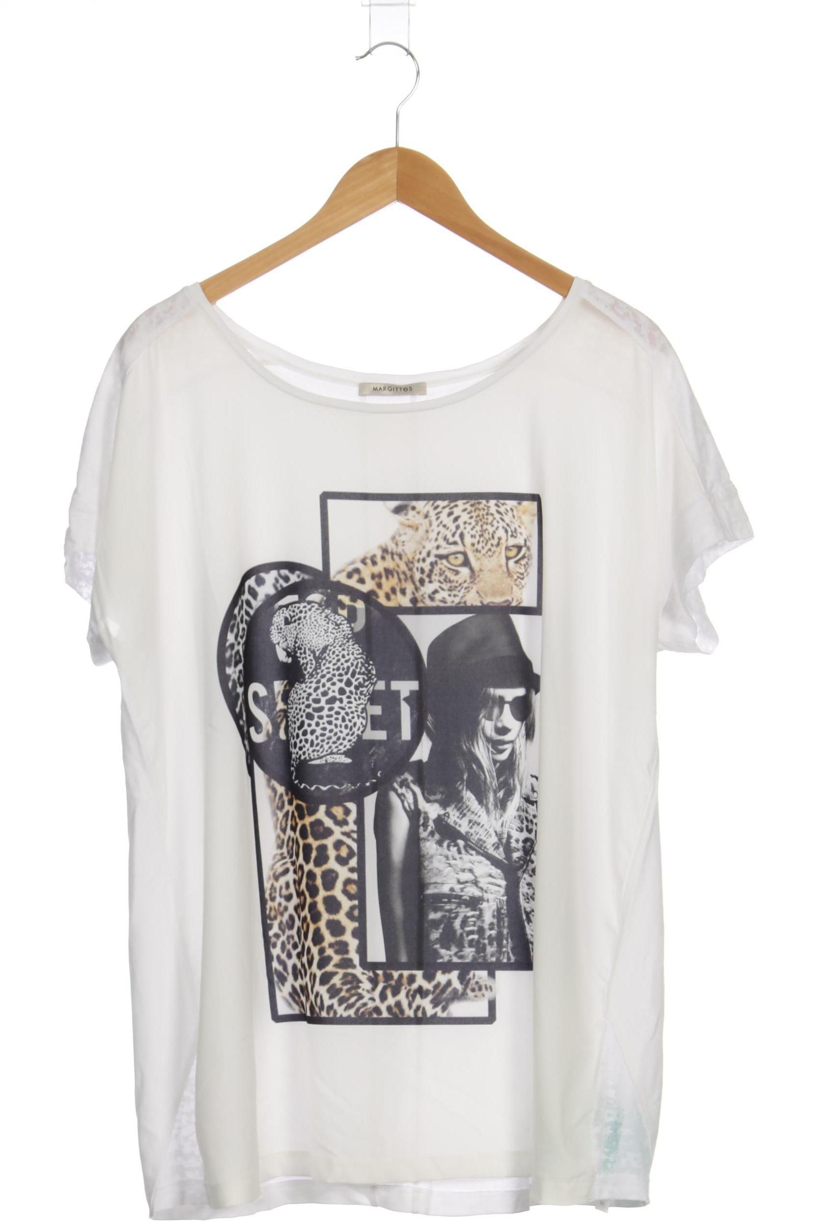 

Margittes Damen T-Shirt, weiß, Gr. 46