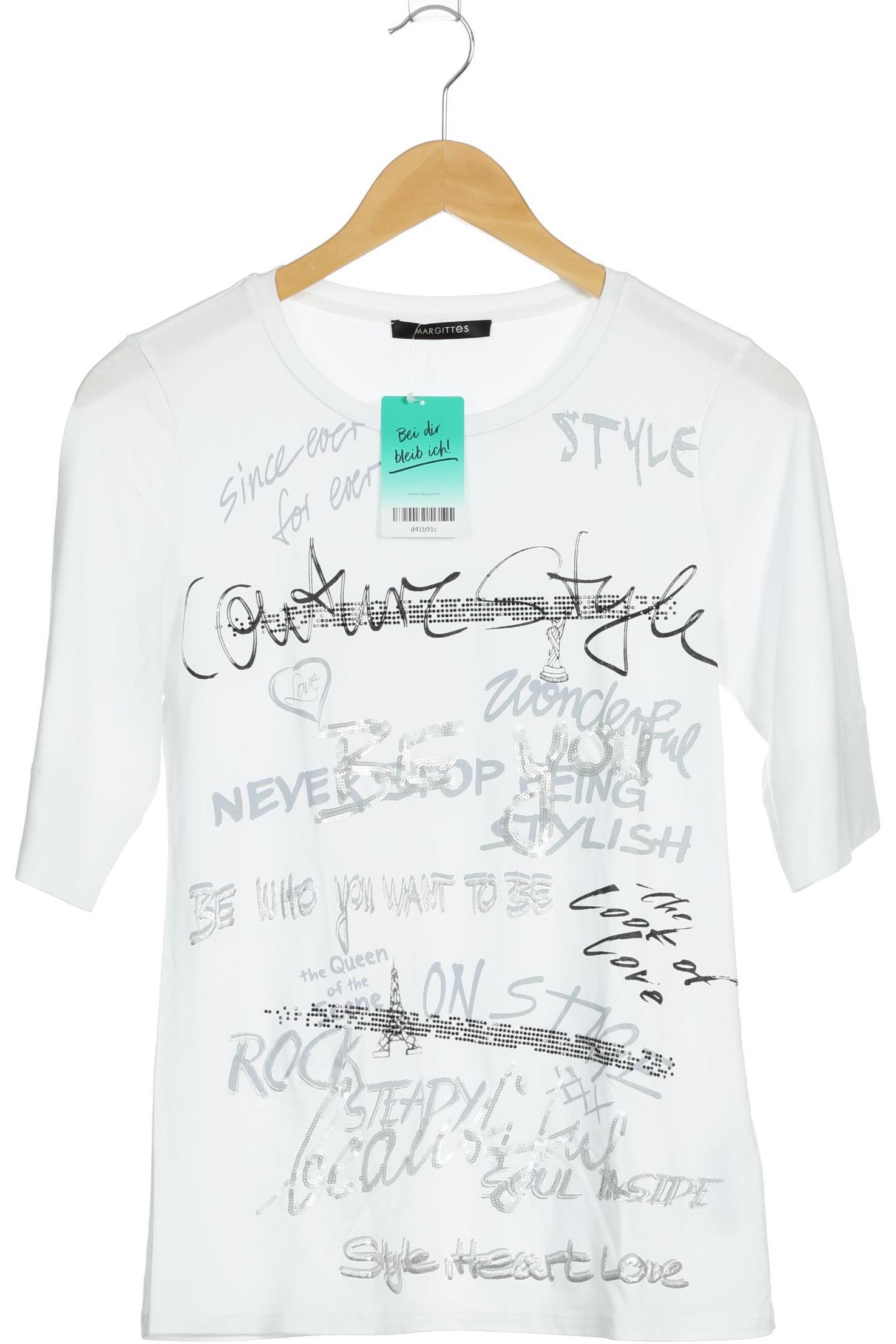 

Margittes Damen T-Shirt, weiß, Gr. 34