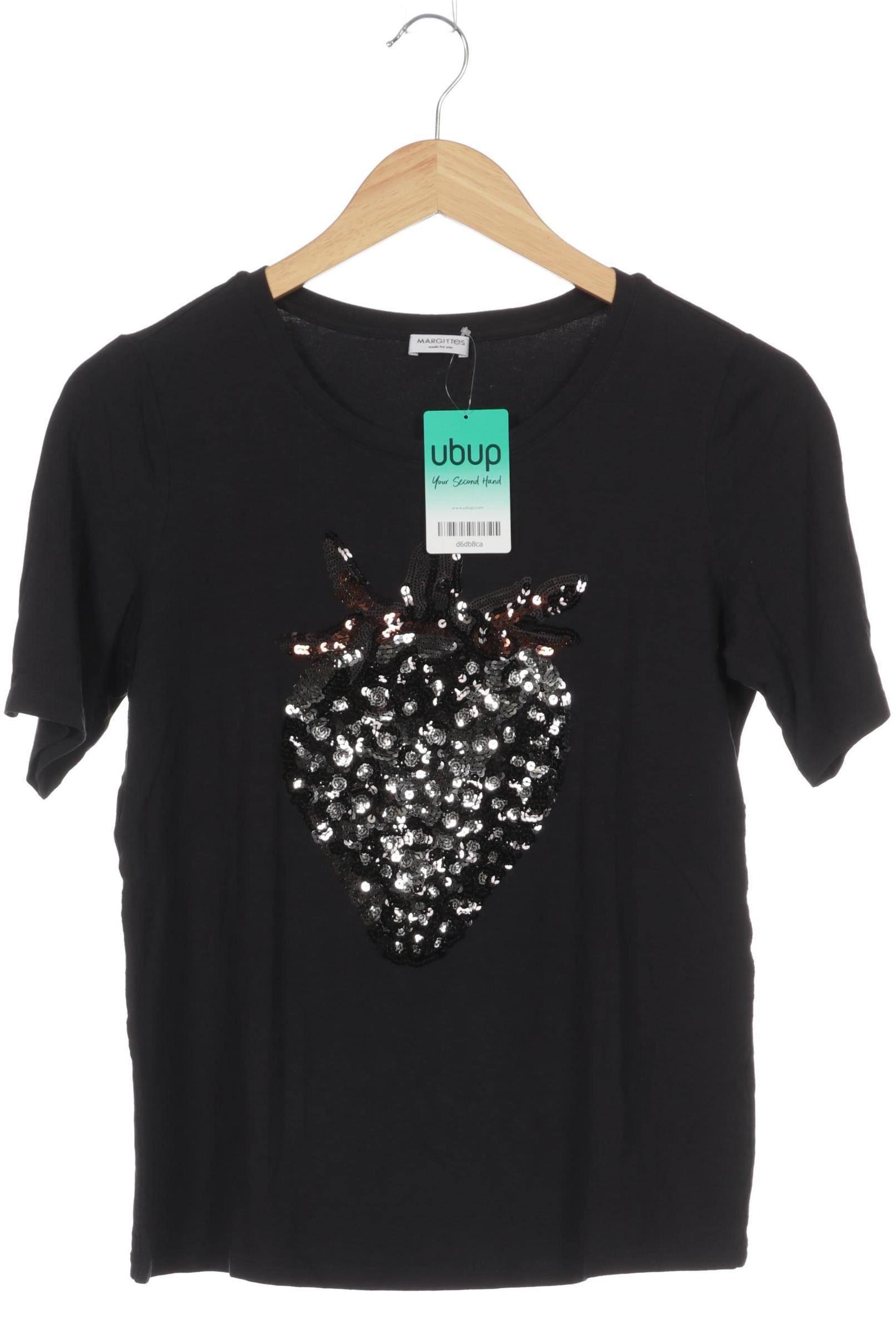 

Margittes Damen T-Shirt, schwarz, Gr. 36