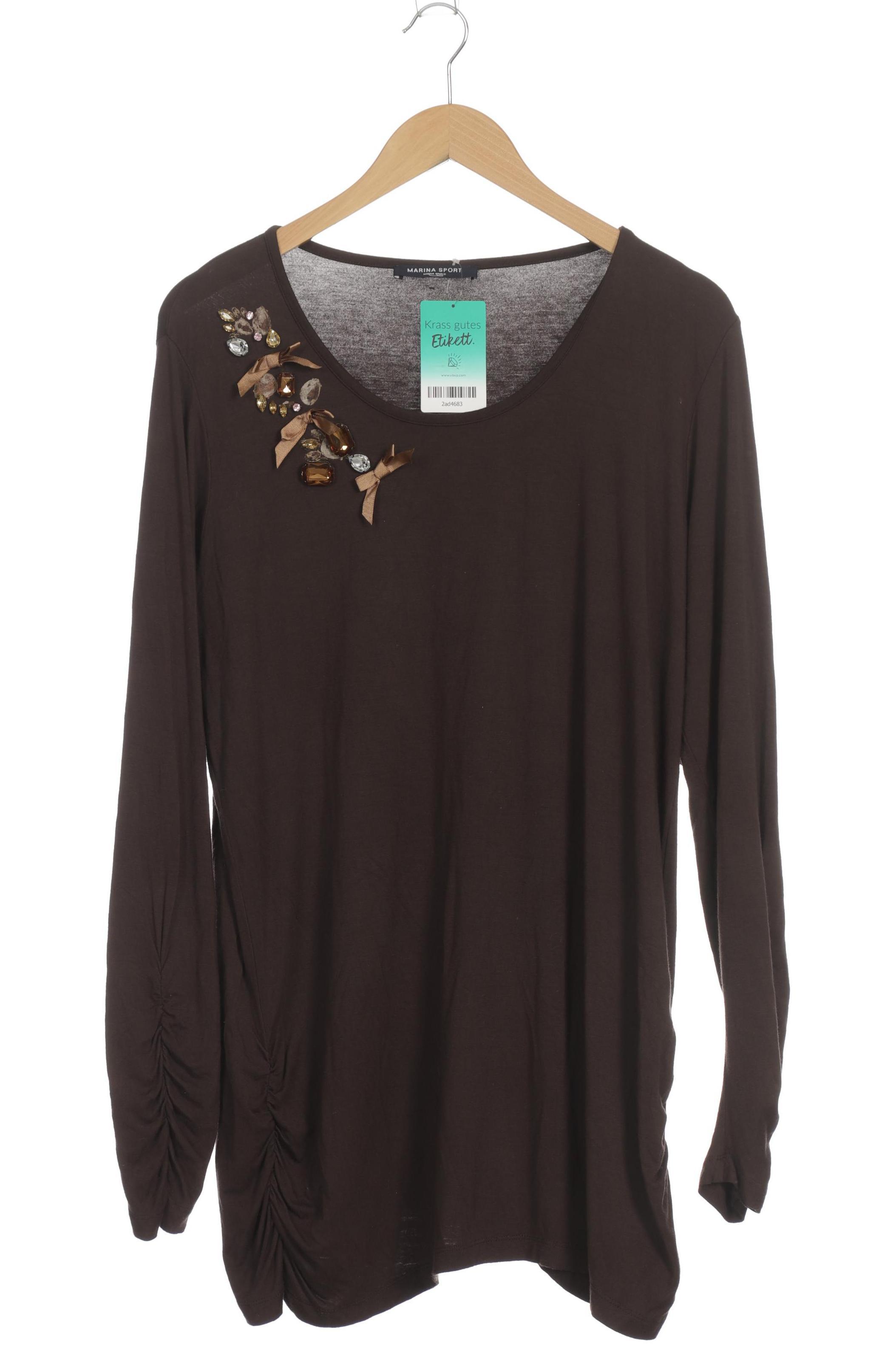 

Marina Rinaldi Damen Langarmshirt, braun, Gr.