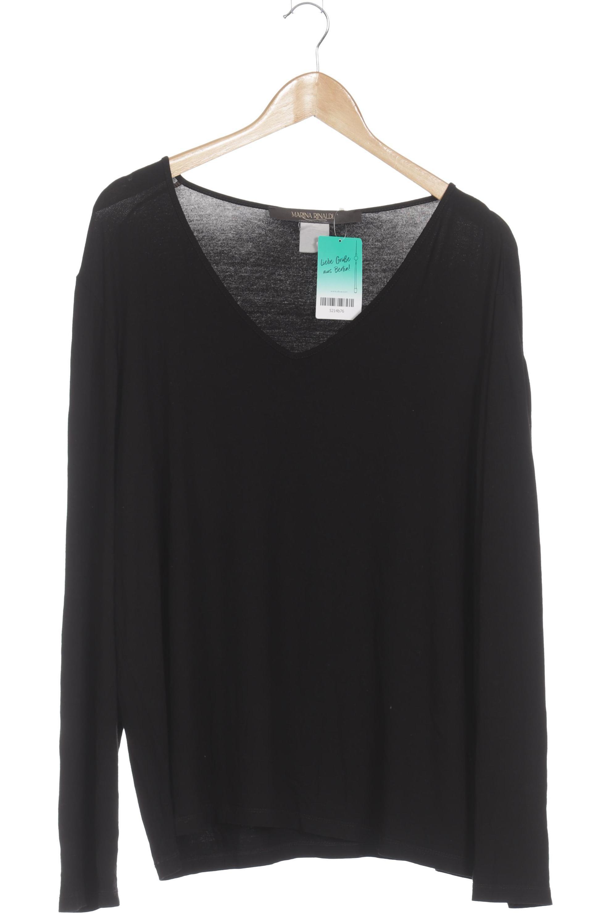 

Marina Rinaldi Damen Langarmshirt, schwarz, Gr.