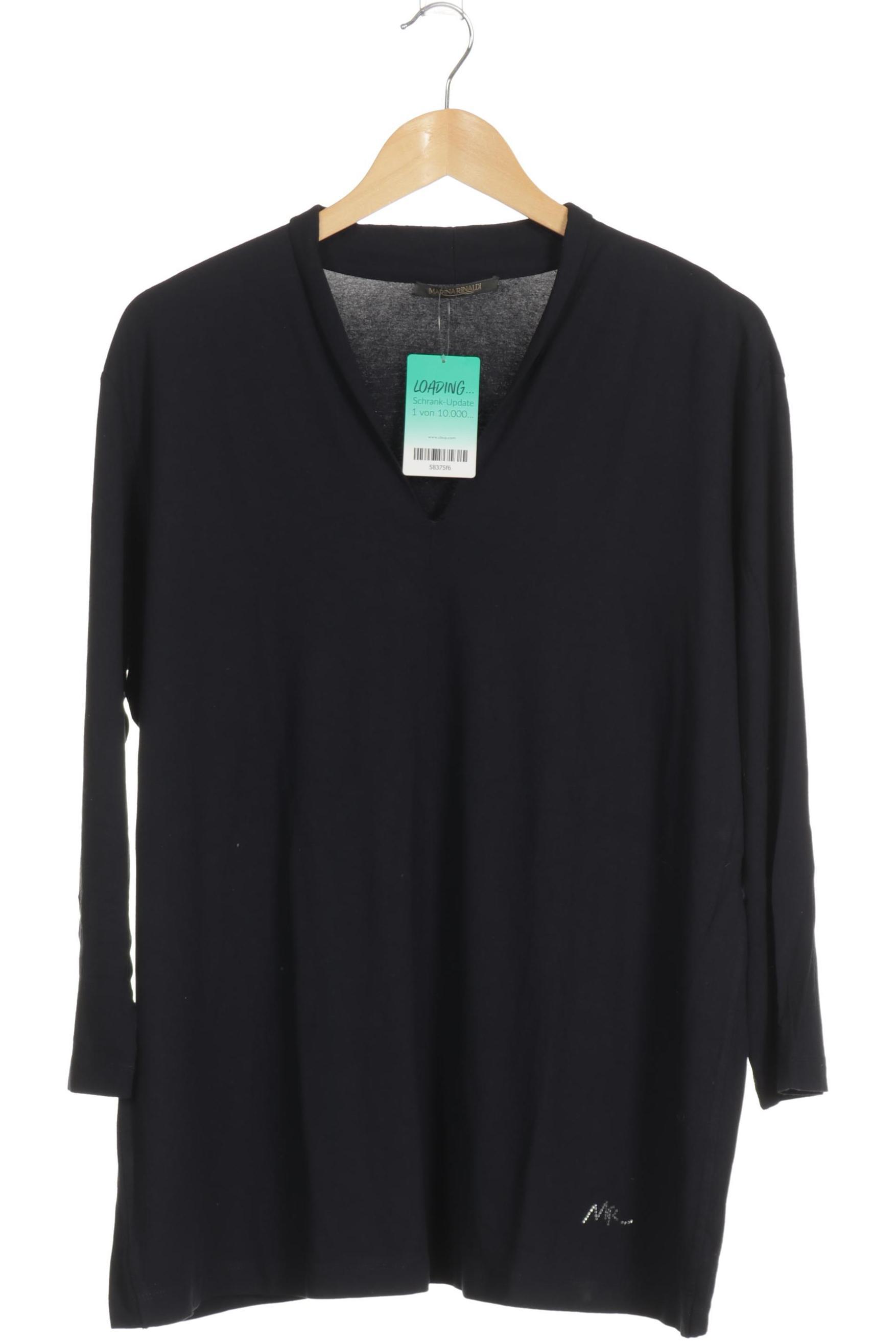 

Marina Rinaldi Damen Langarmshirt, blau, Gr.