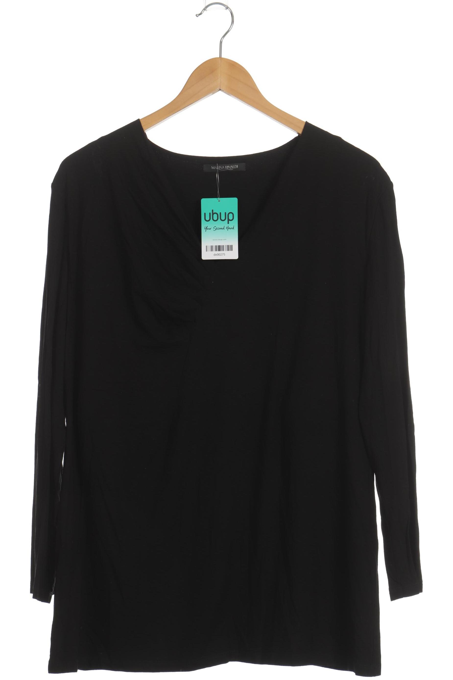 

Marina Rinaldi Damen Langarmshirt, schwarz, Gr.