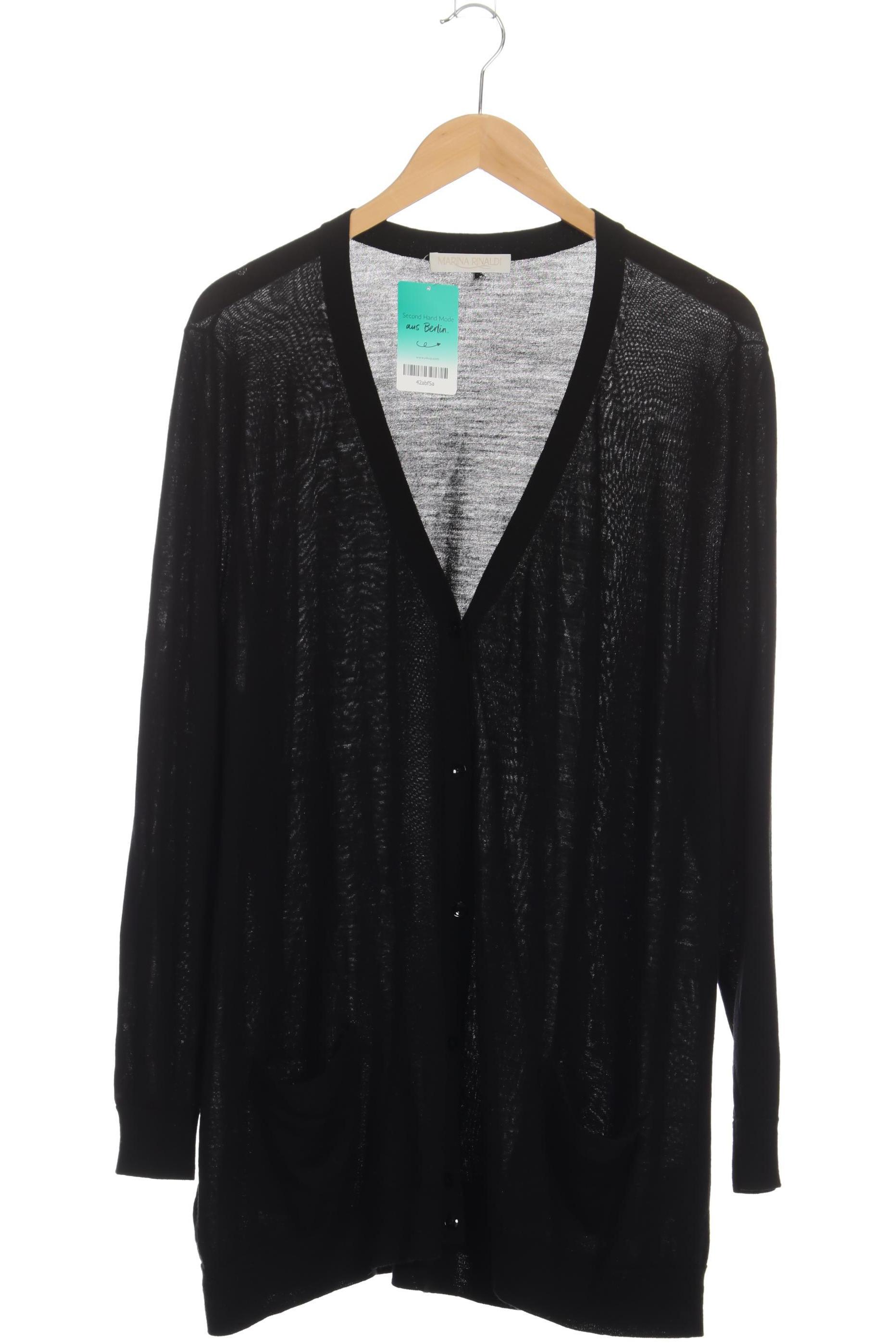 

Marina Rinaldi Damen Strickjacke, schwarz, Gr.