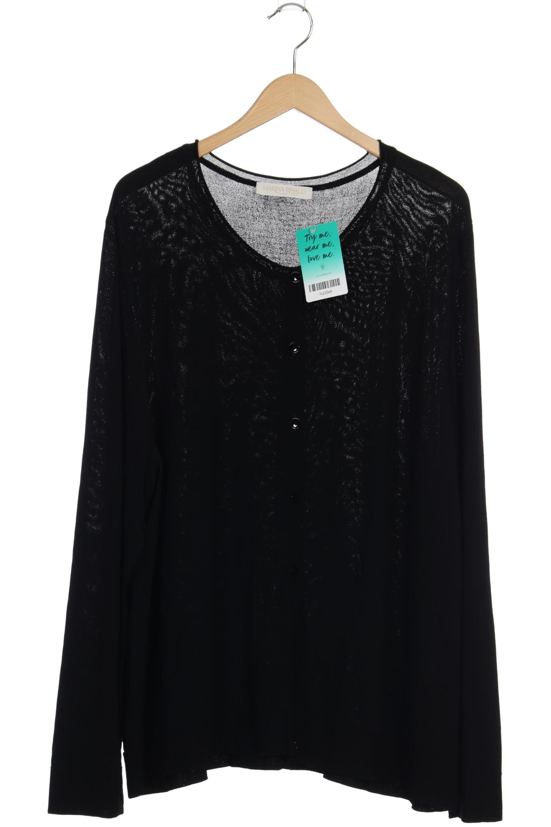 

Marina Rinaldi Damen Strickjacke, schwarz, Gr.