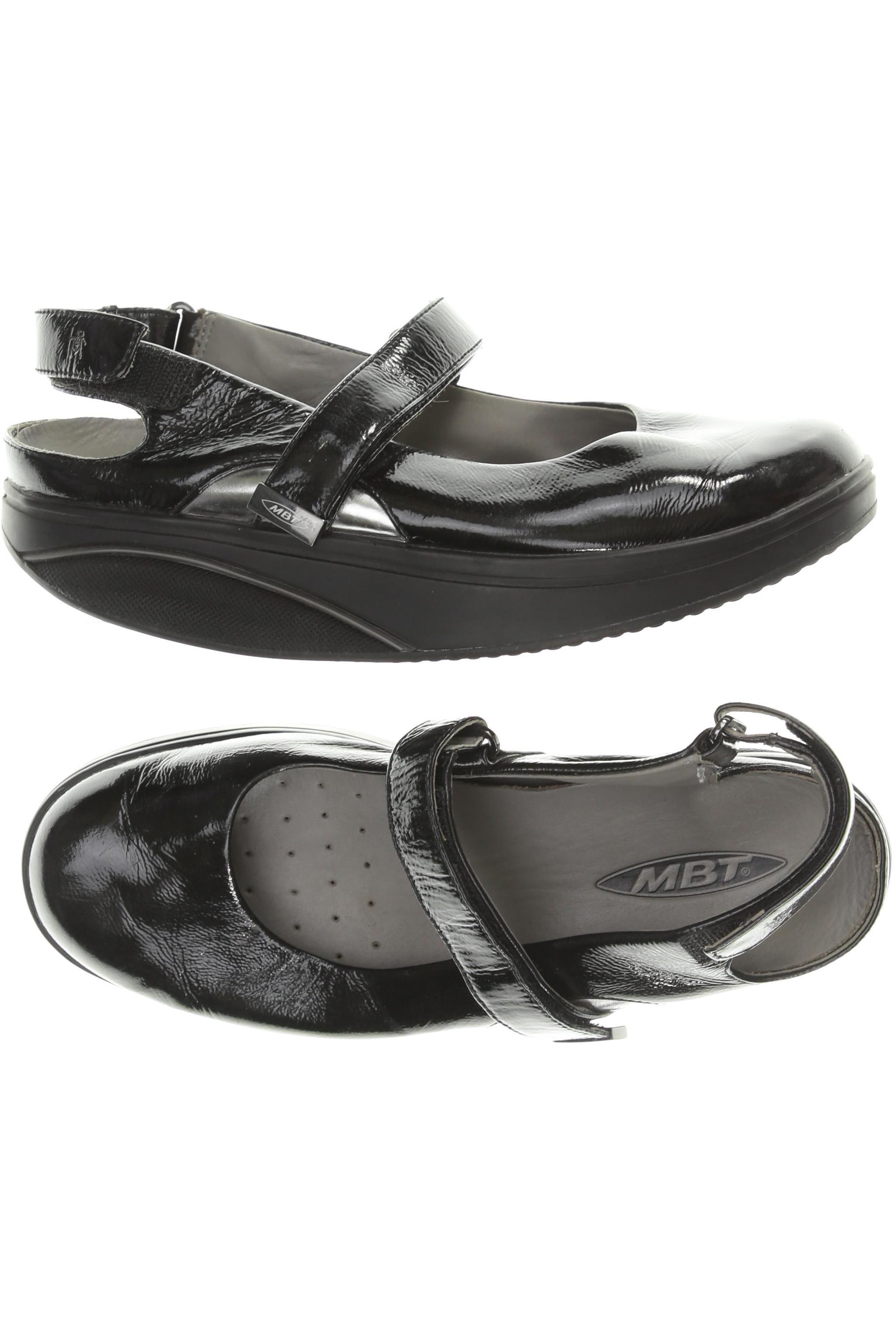 

MBT Damen Sandale, schwarz, Gr. 4.5