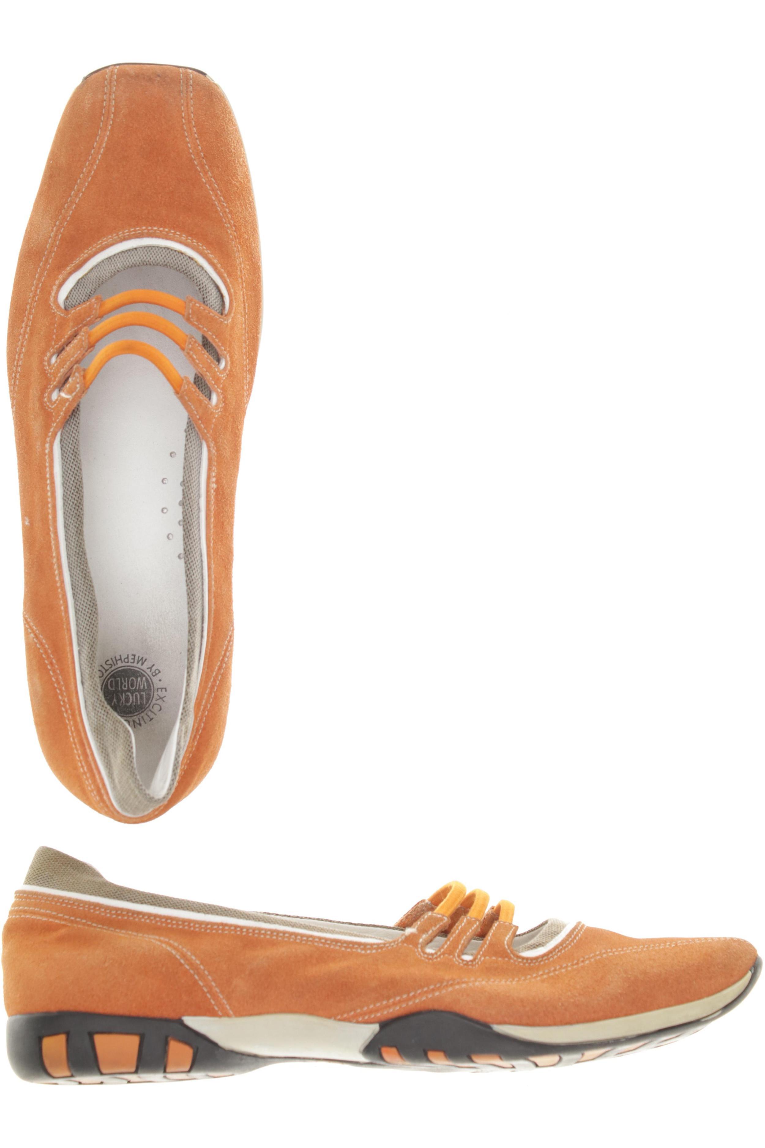 

Mephisto Damen Halbschuh, orange, Gr. 5.5