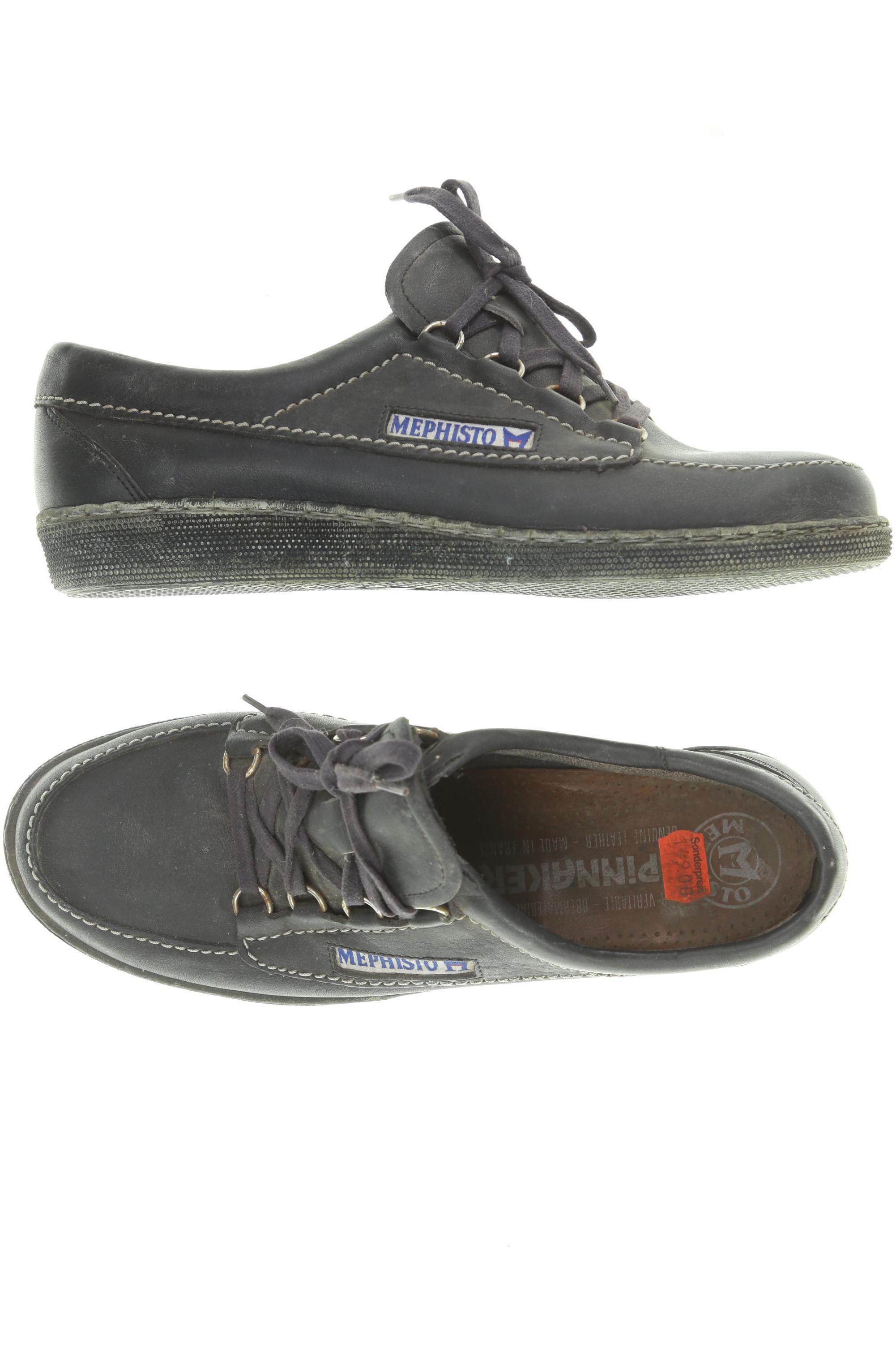 Thumbnail - Mephisto Herren Halbschuh, blau, Gr. 8.5