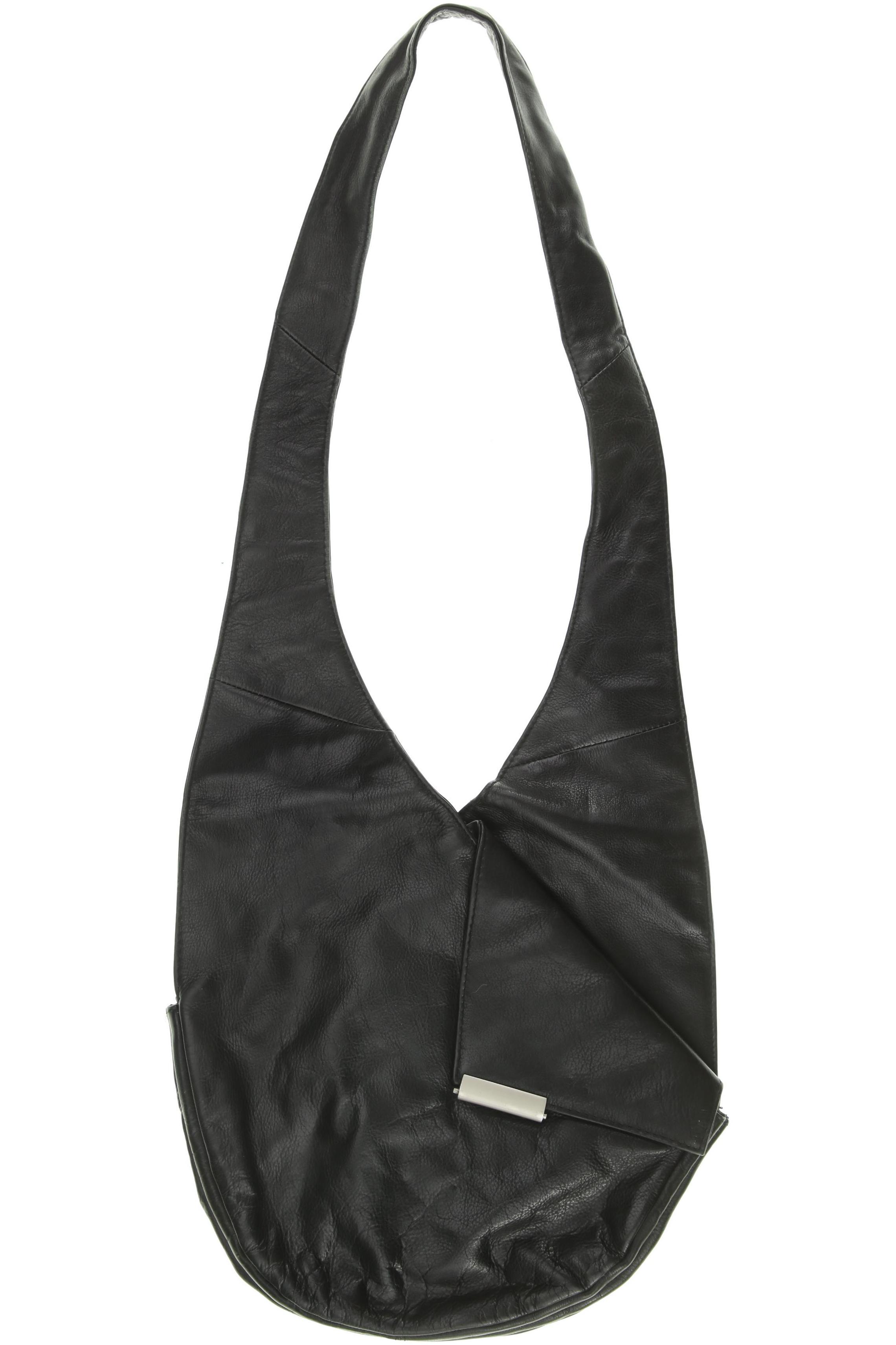 

Merlin Lederwerkstatt Damen Handtasche, schwarz, Gr.