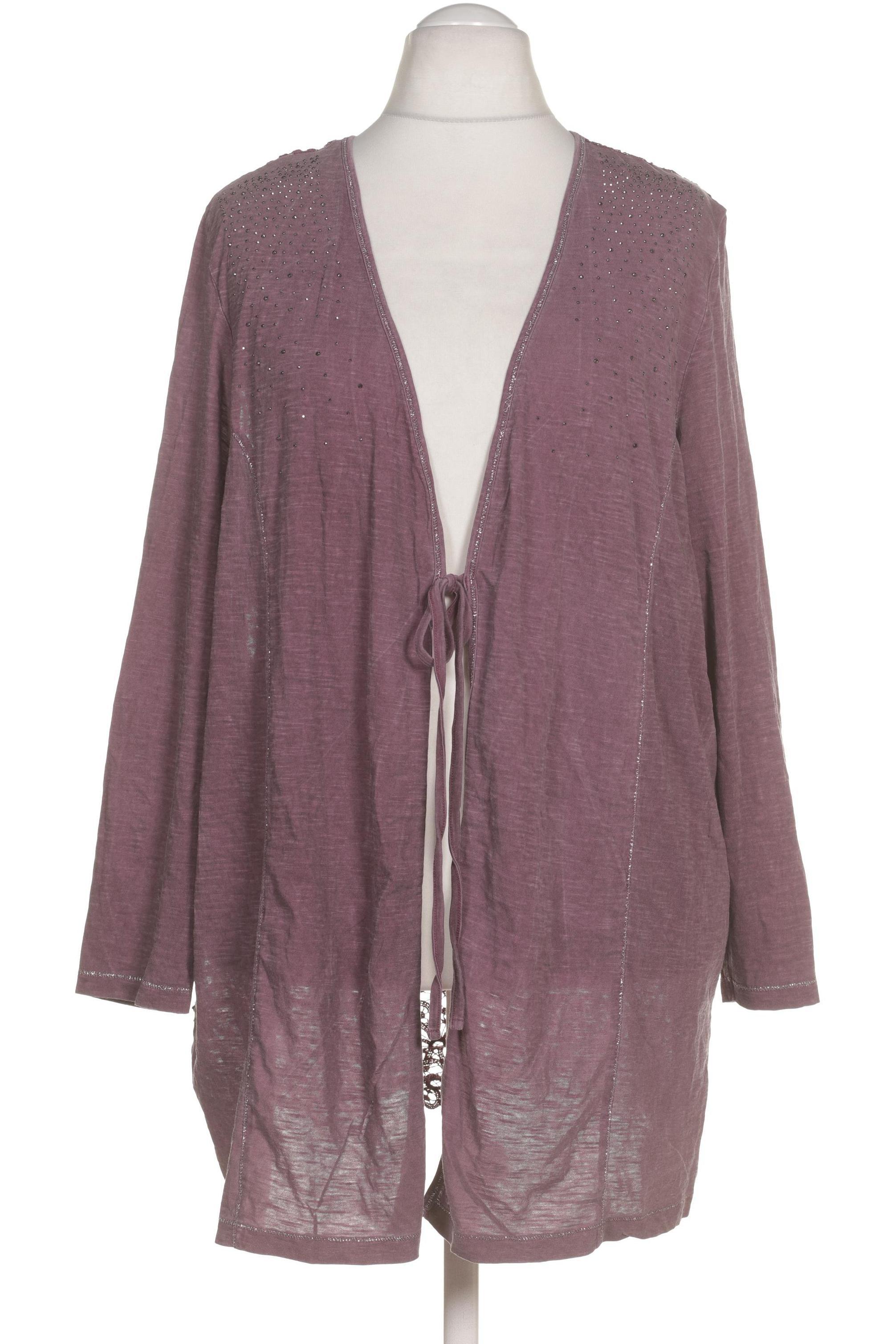 

Miamoda Damen Strickjacke, lila, Gr. 52