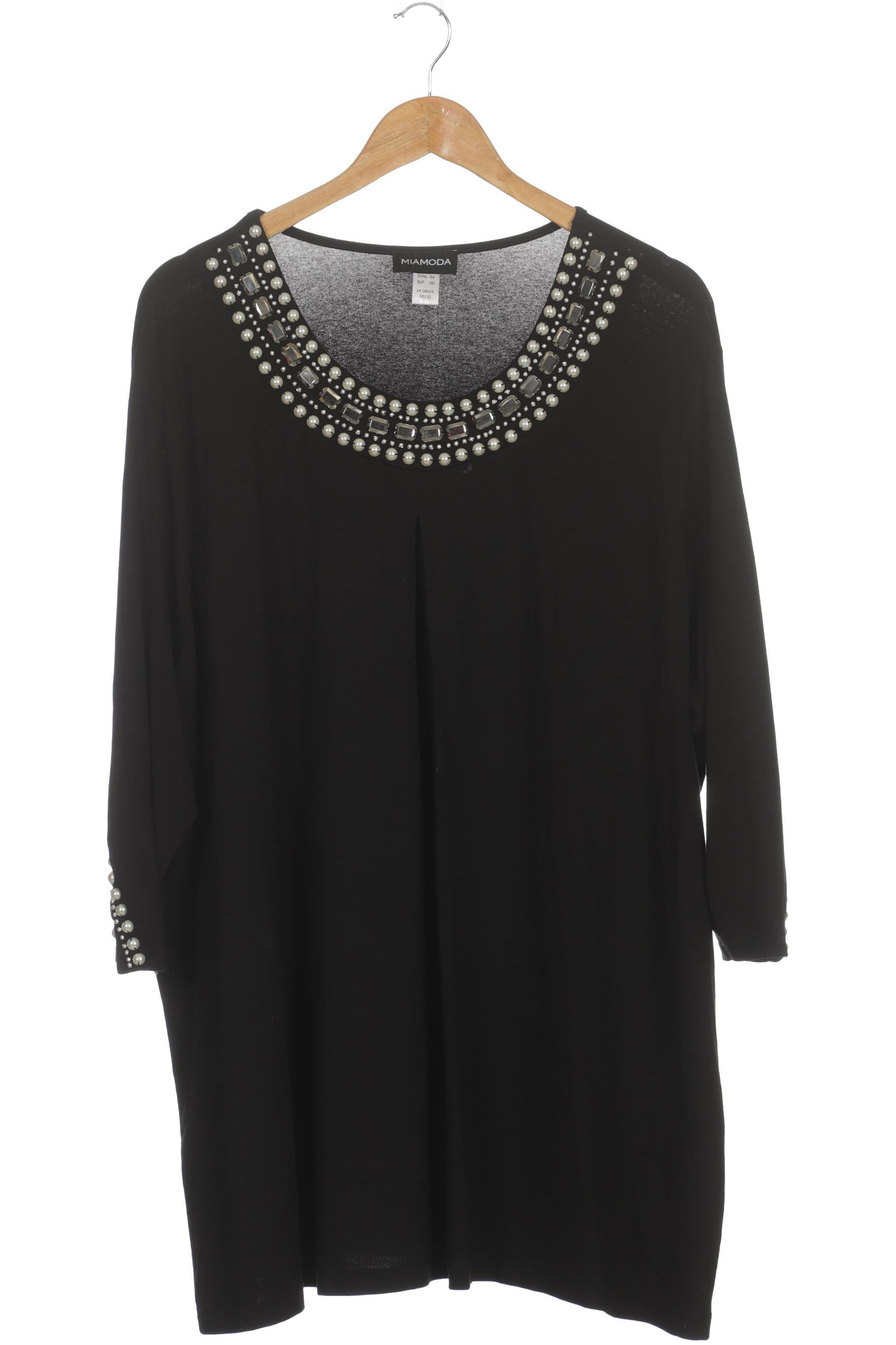 

Miamoda Damen Langarmshirt, schwarz, Gr. 54