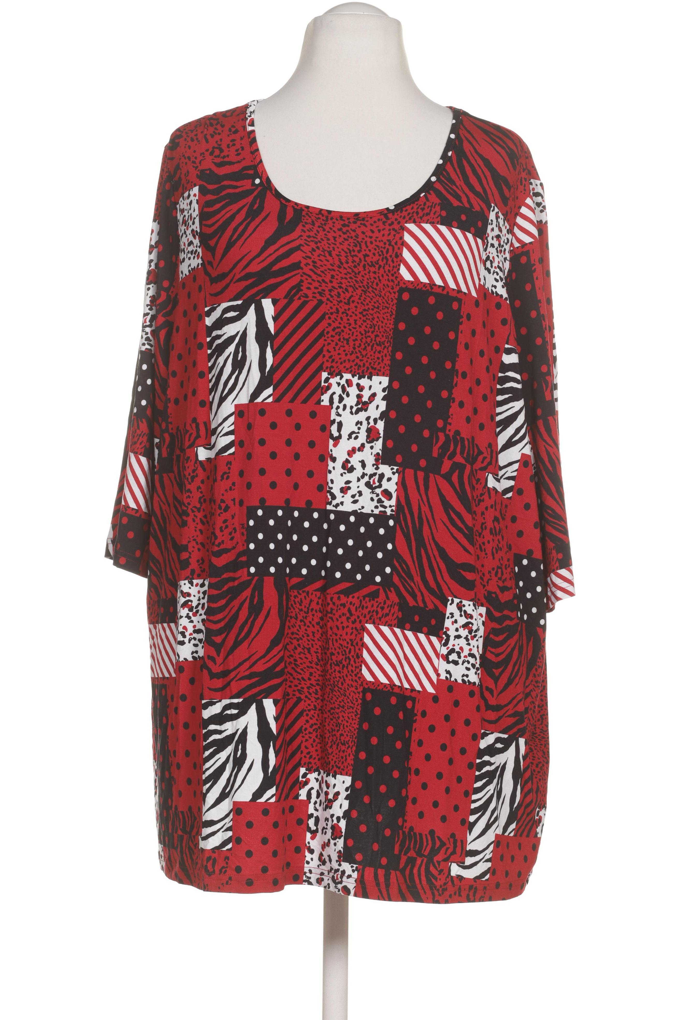 

Miamoda Damen Langarmshirt, rot, Gr. 58