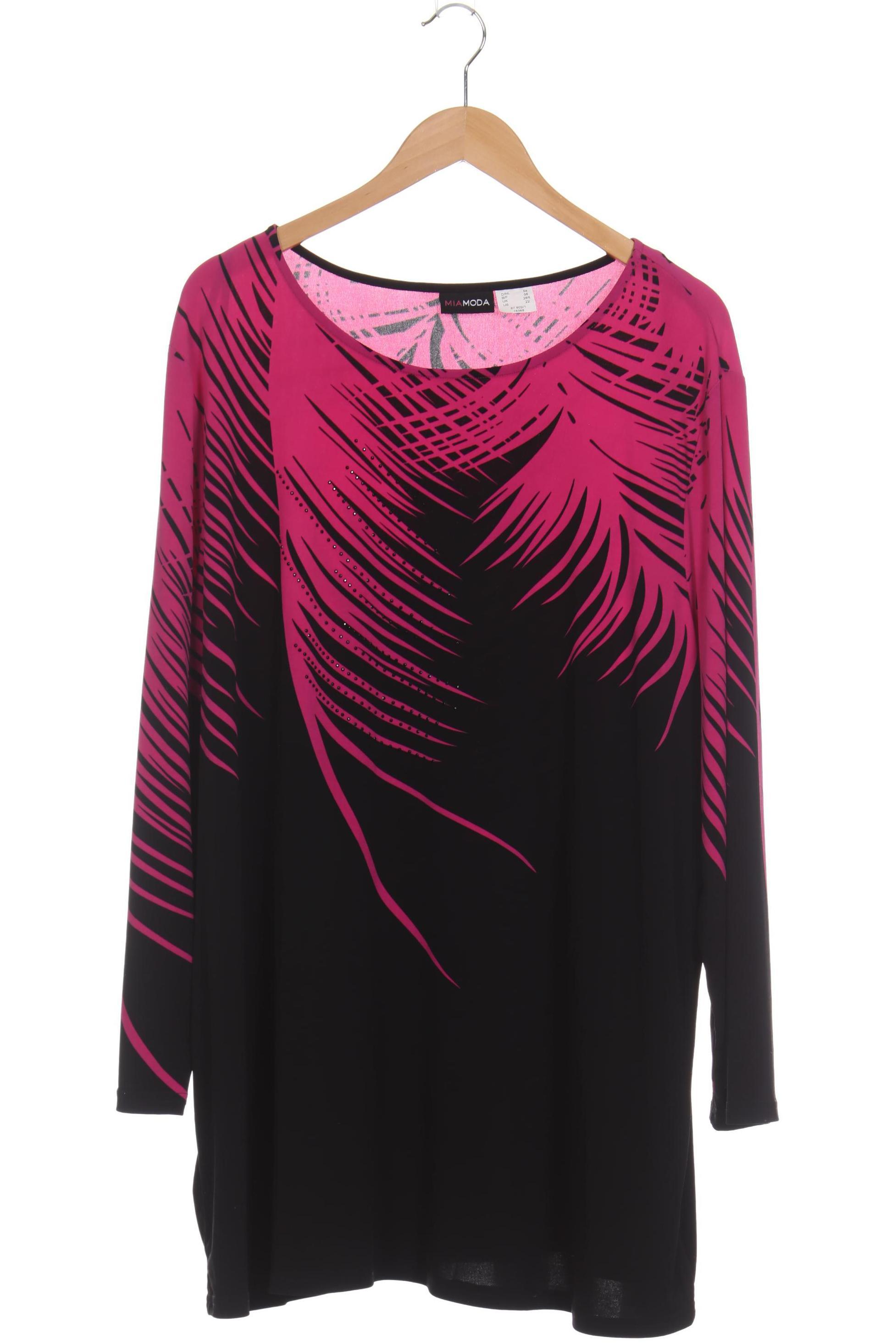 

Miamoda Damen Langarmshirt, pink, Gr. 54