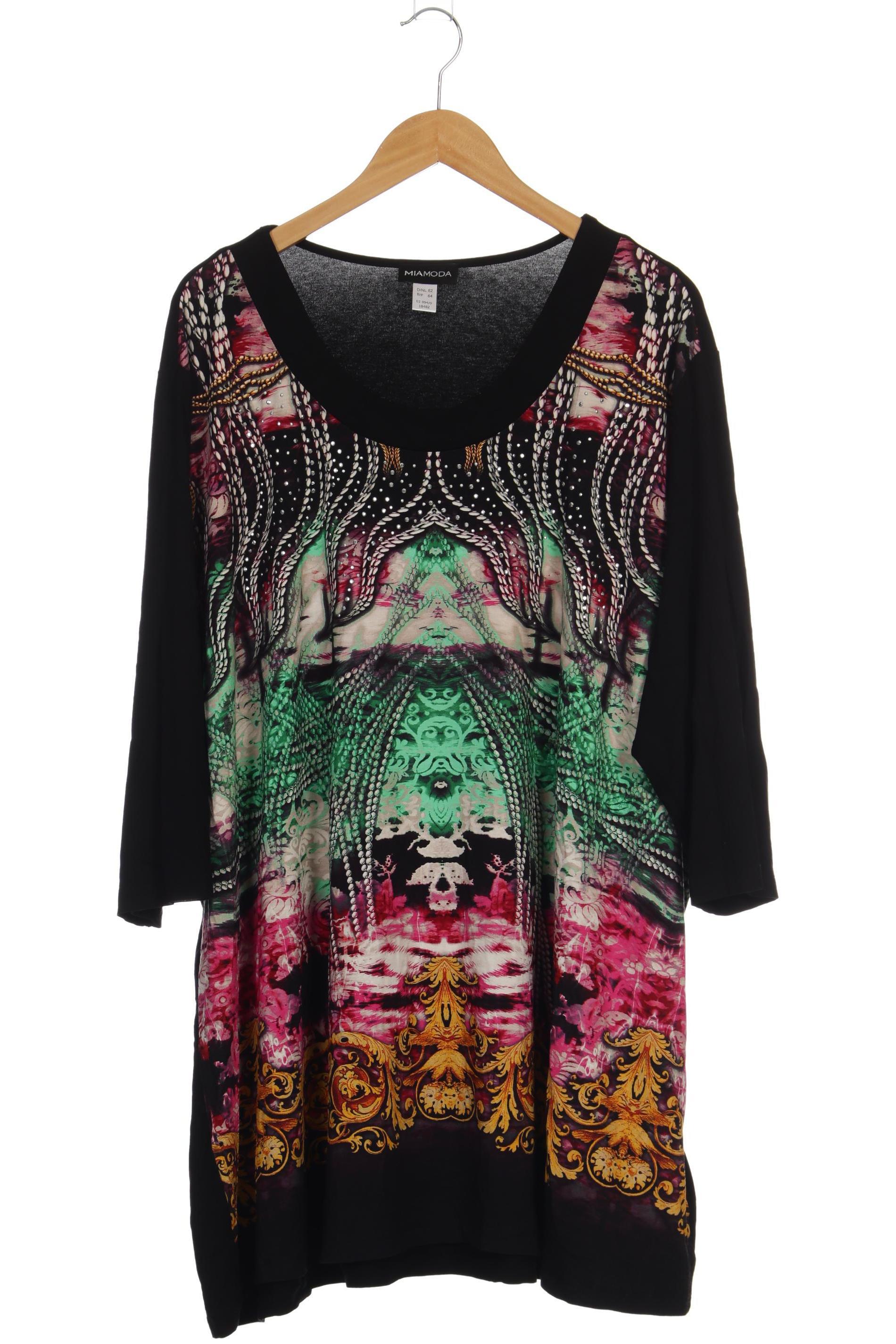 

Miamoda Damen Langarmshirt, schwarz, Gr. 62