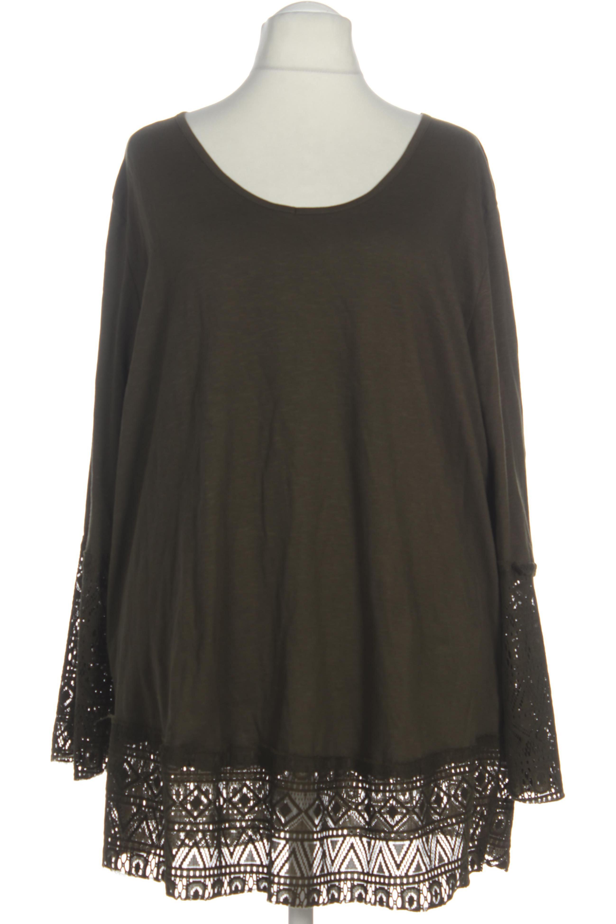 

Miamoda Damen Langarmshirt, grün, Gr. 56