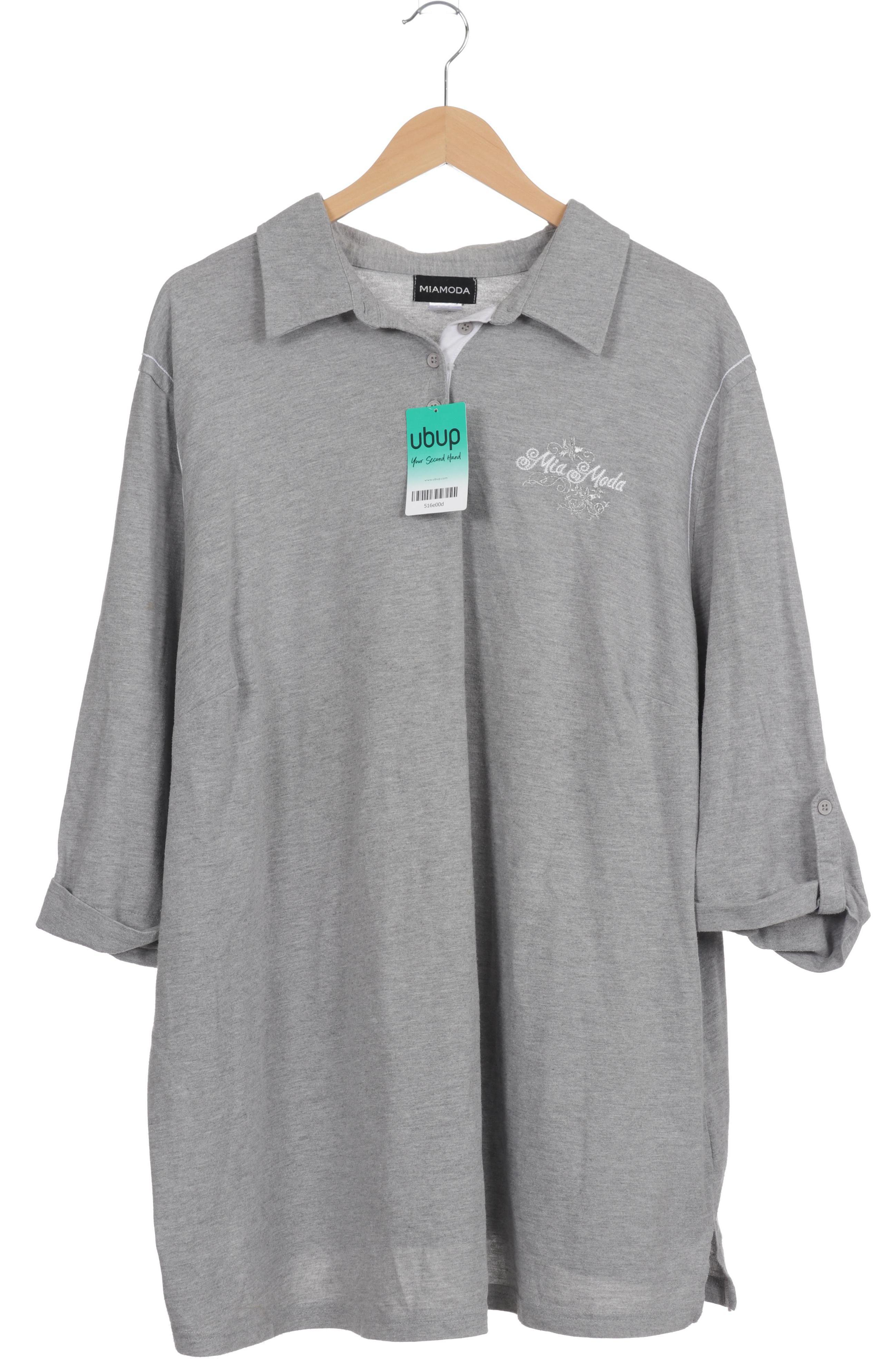 

Miamoda Damen Langarmshirt, grau, Gr. 58