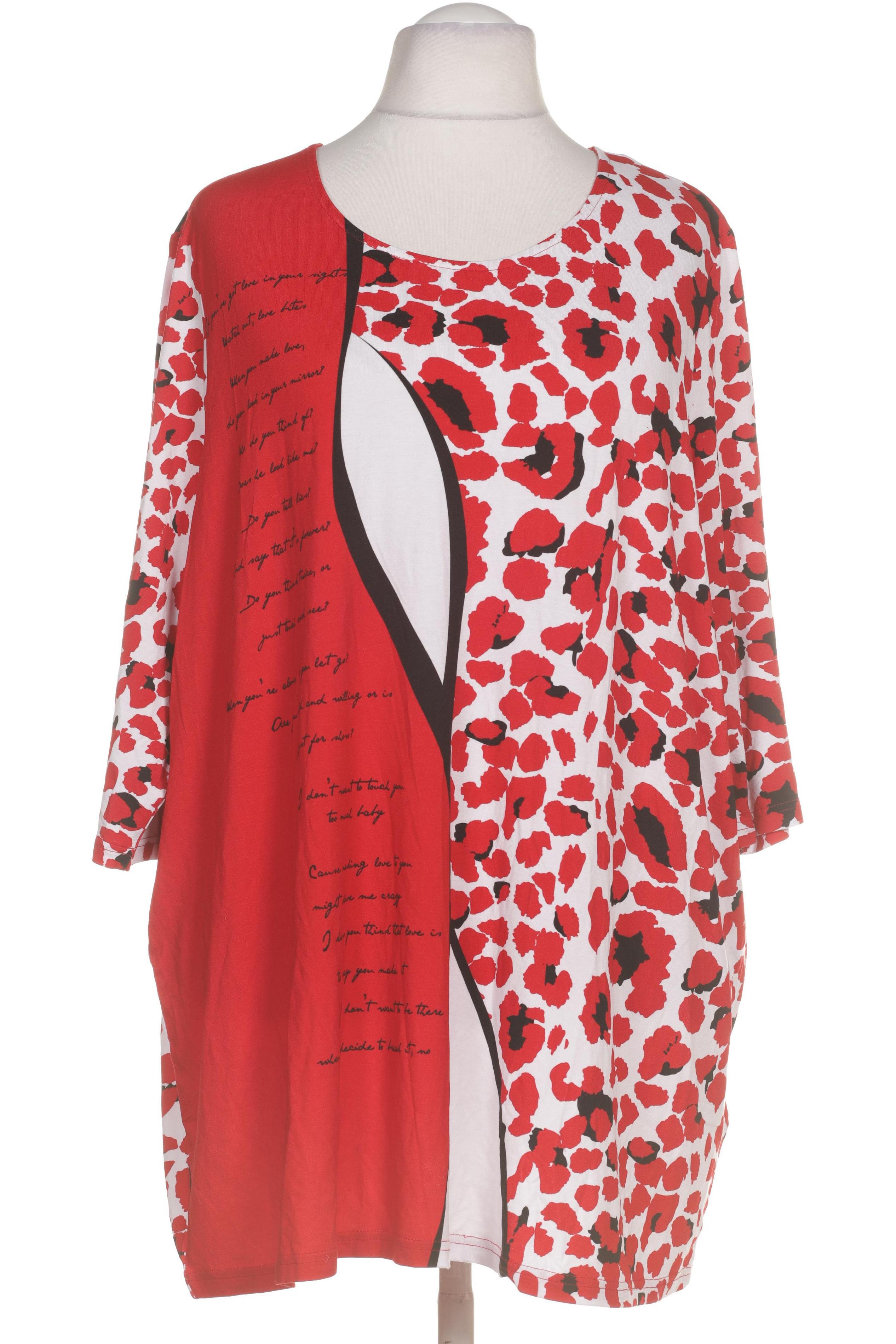 

Miamoda Damen Langarmshirt, rot, Gr. 58