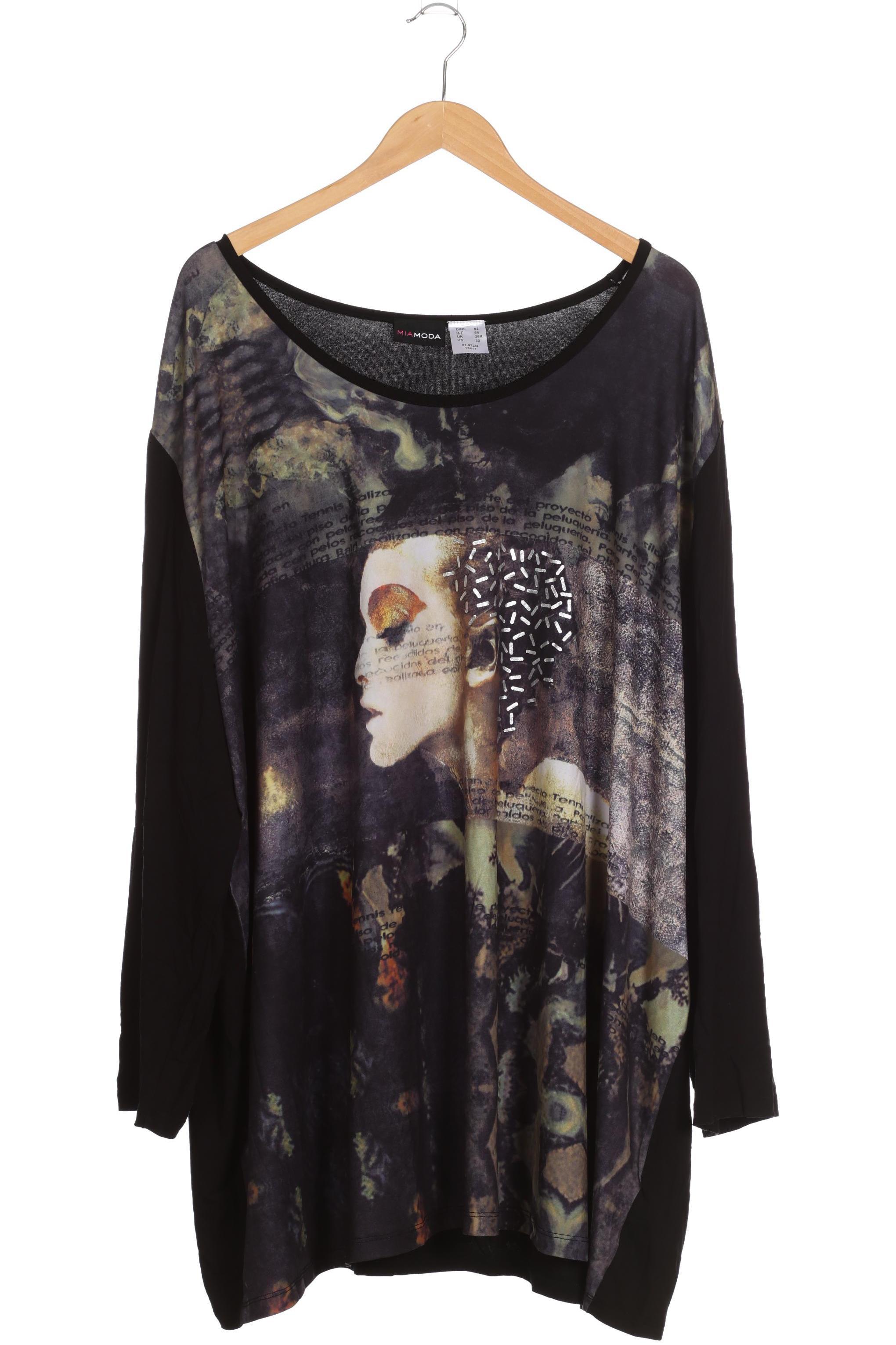 

Miamoda Damen Langarmshirt, schwarz, Gr. 62