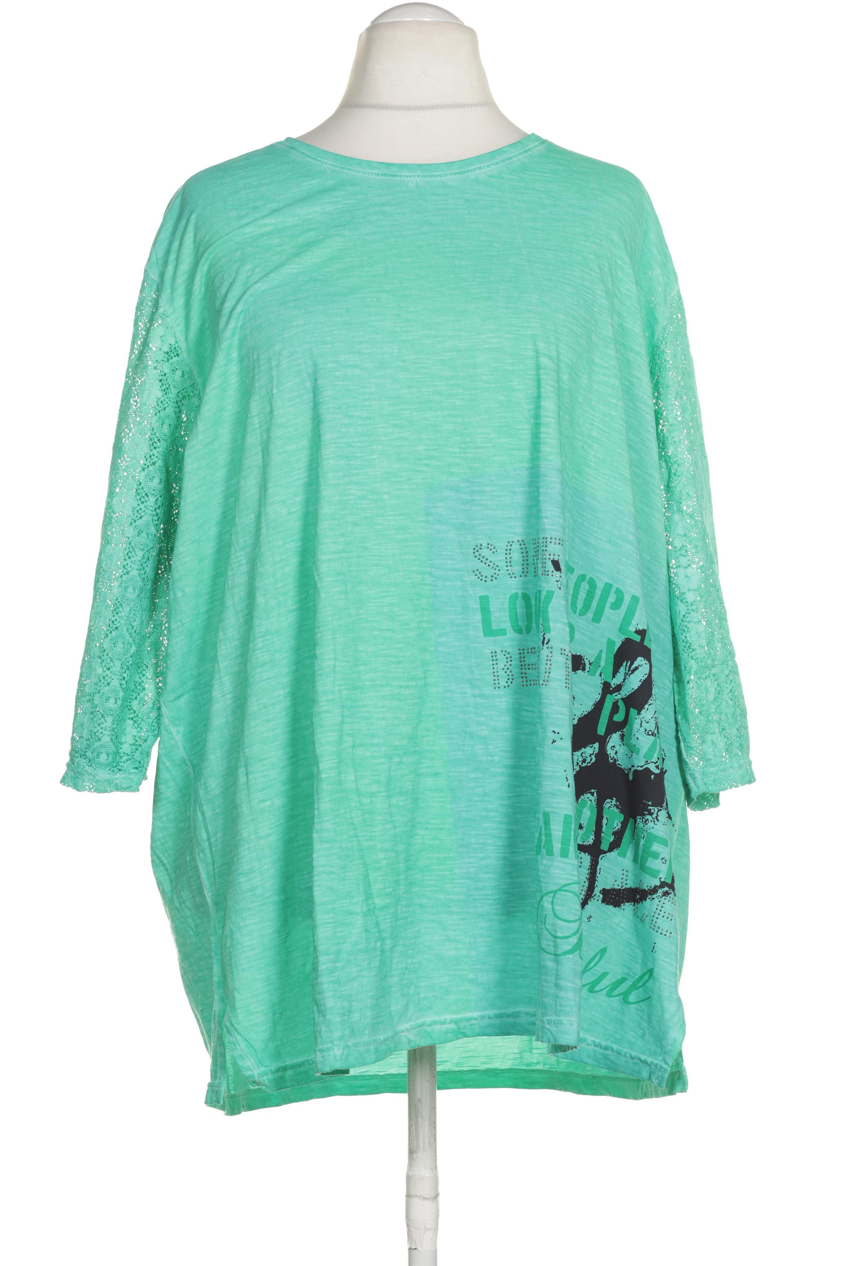 

Miamoda Damen Langarmshirt, grün, Gr. 58