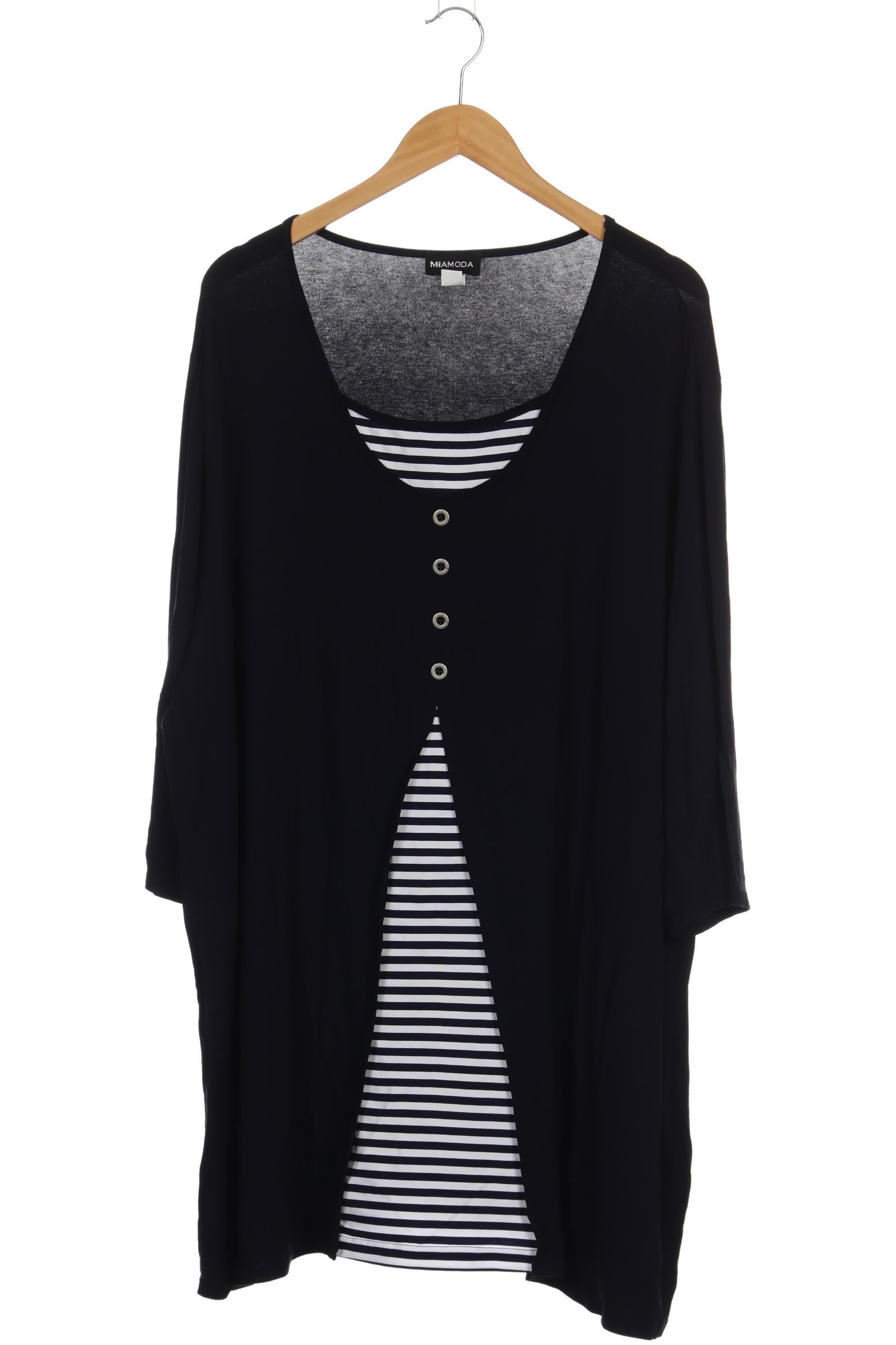 

Miamoda Damen Langarmshirt, blau, Gr. 62