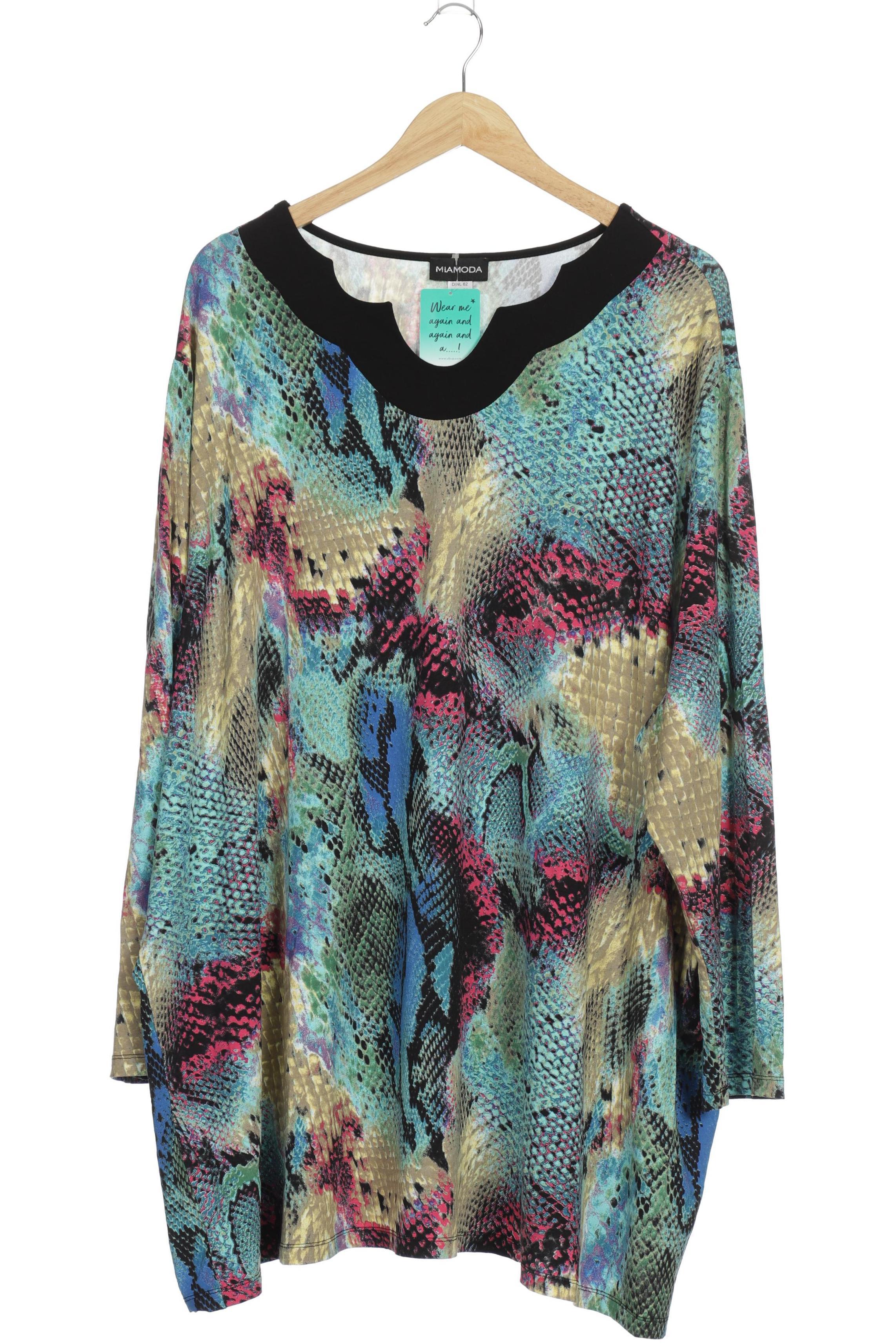 

Miamoda Damen Langarmshirt, türkis, Gr. 62