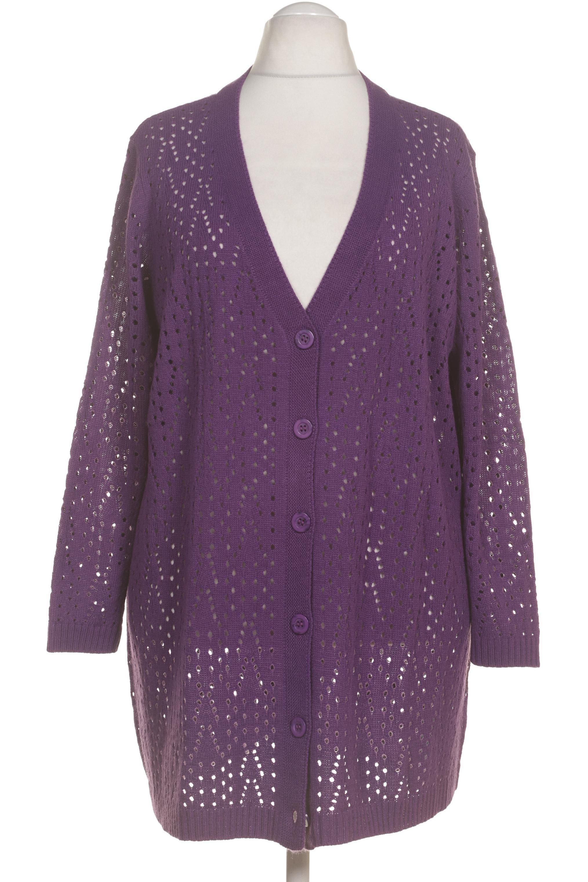 

Miamoda Damen Strickjacke, lila, Gr. 54