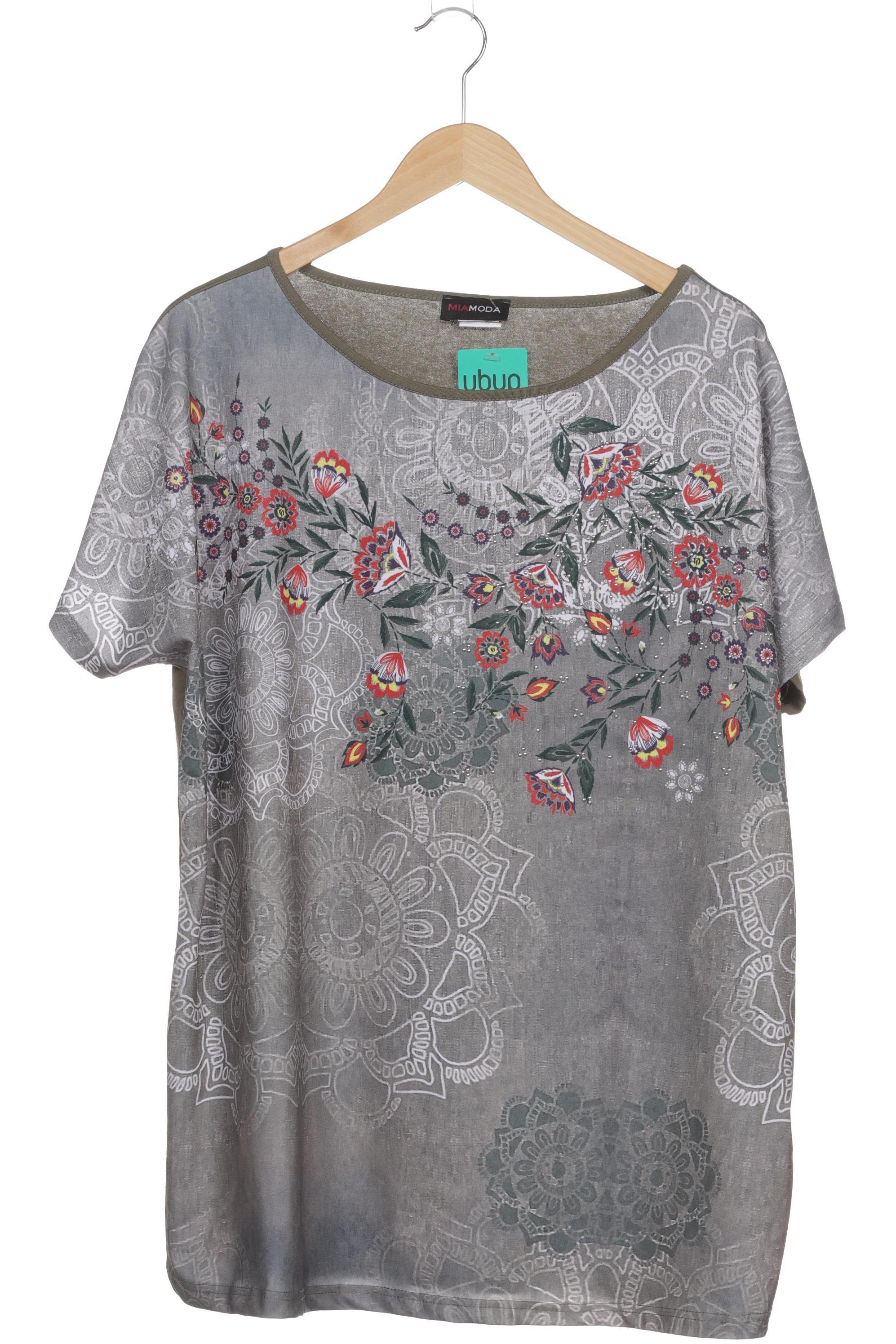 

Miamoda Damen T-Shirt, grün, Gr. 48