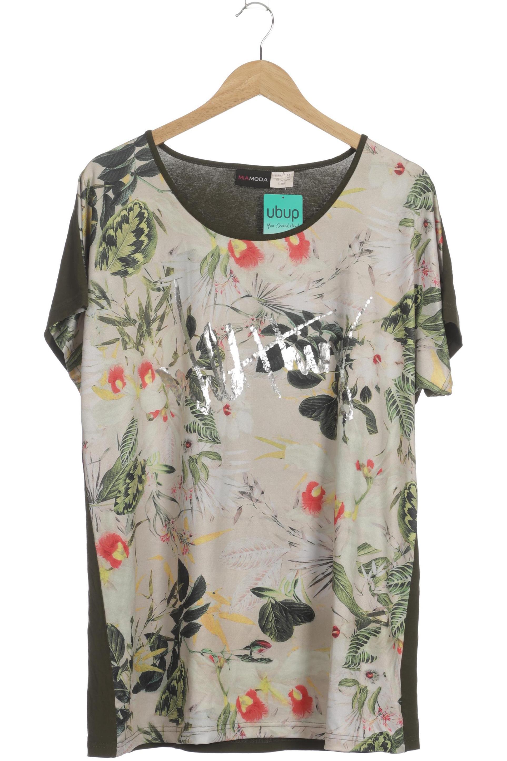 

Miamoda Damen T-Shirt, grün, Gr. 44