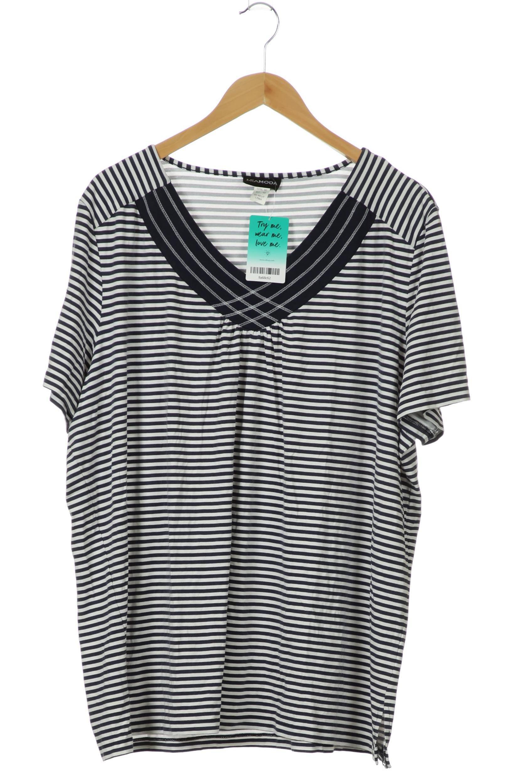 

Miamoda Damen T-Shirt, weiß, Gr. 50