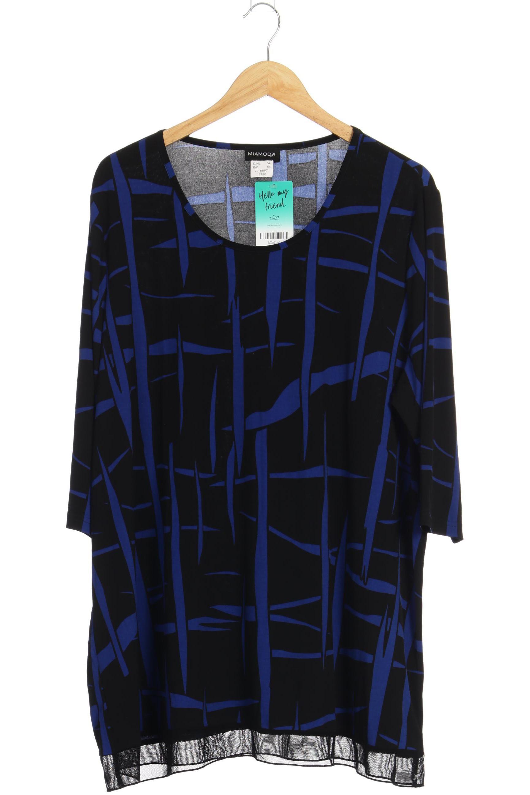 

Miamoda Damen T-Shirt, blau, Gr. 54