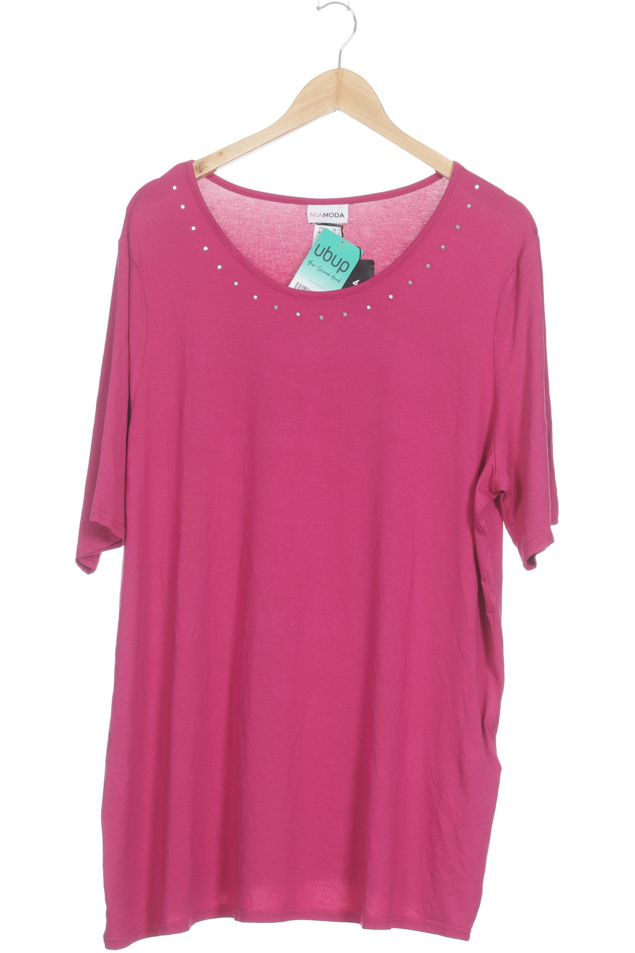 

Miamoda Damen T-Shirt, pink, Gr. 50
